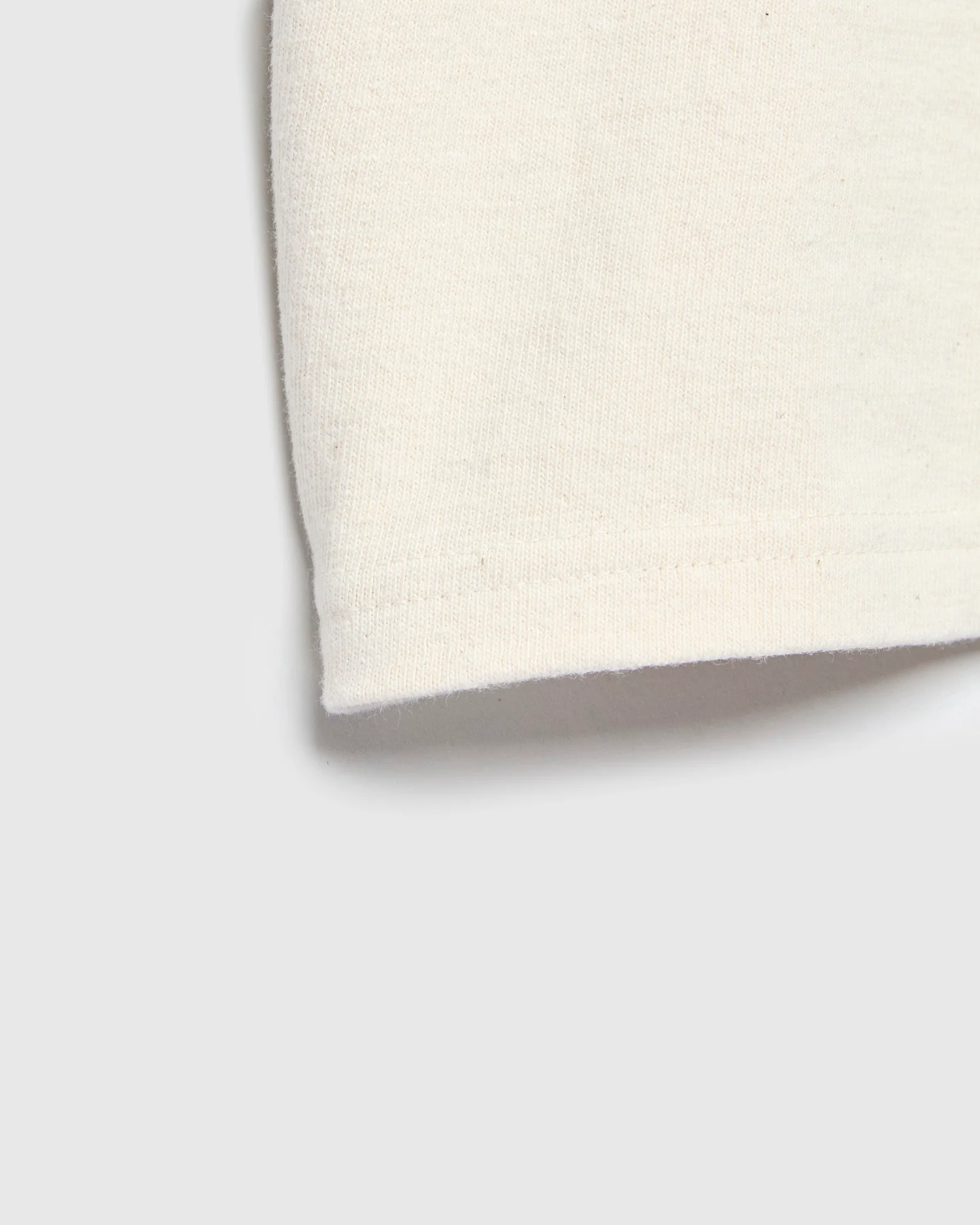 ELS Recycled Cotton Slub T-Shirt in Ecru - Image 5
