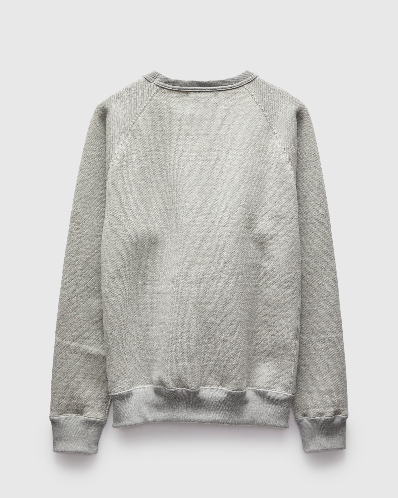 Double Heavyweight French Terry 25.8oz Crewneck in Heather Grey - Image 2