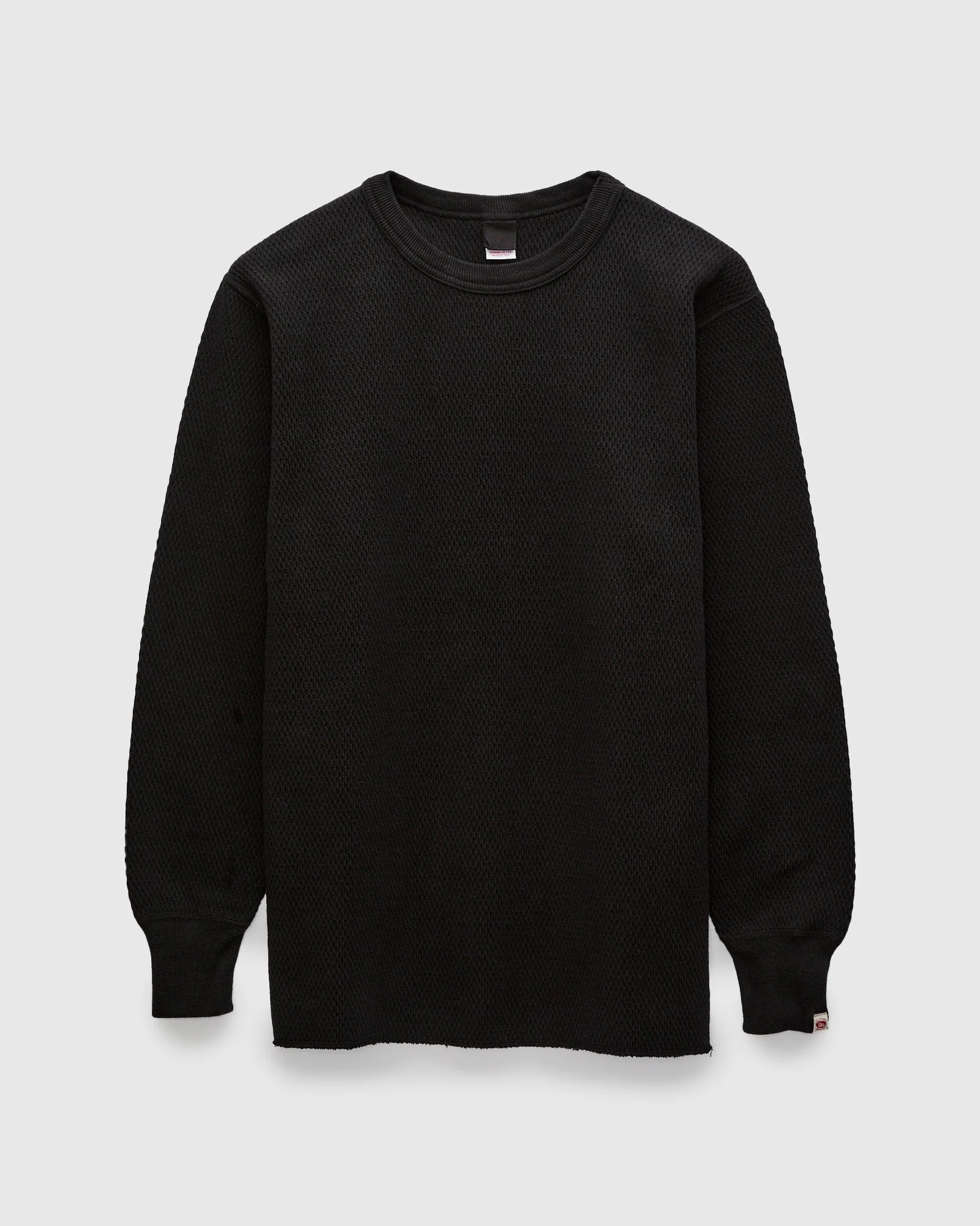 Double Honeycomb Thermal Shirt in Black