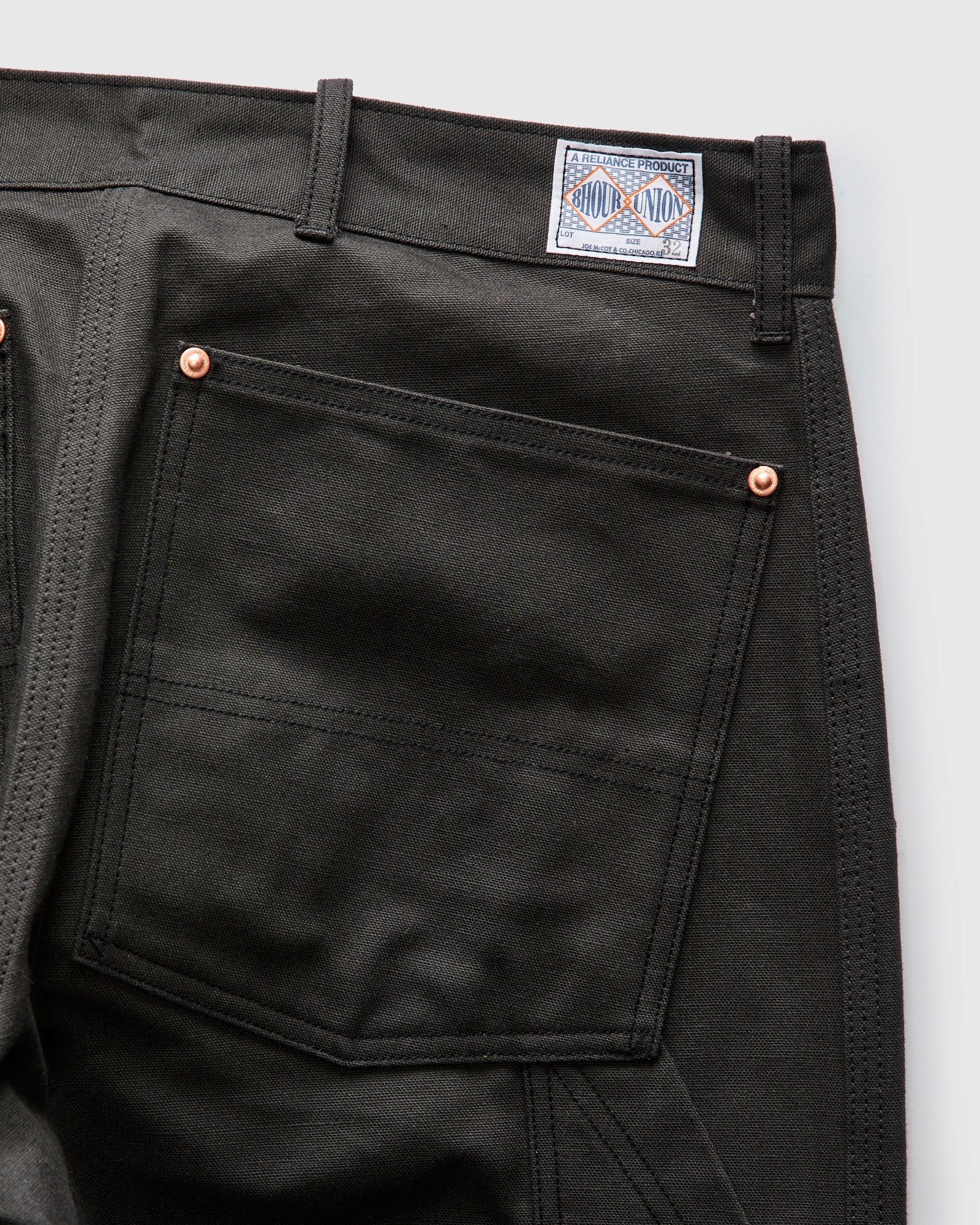 Double Knee Work Trousers in Charcoal - Image 3