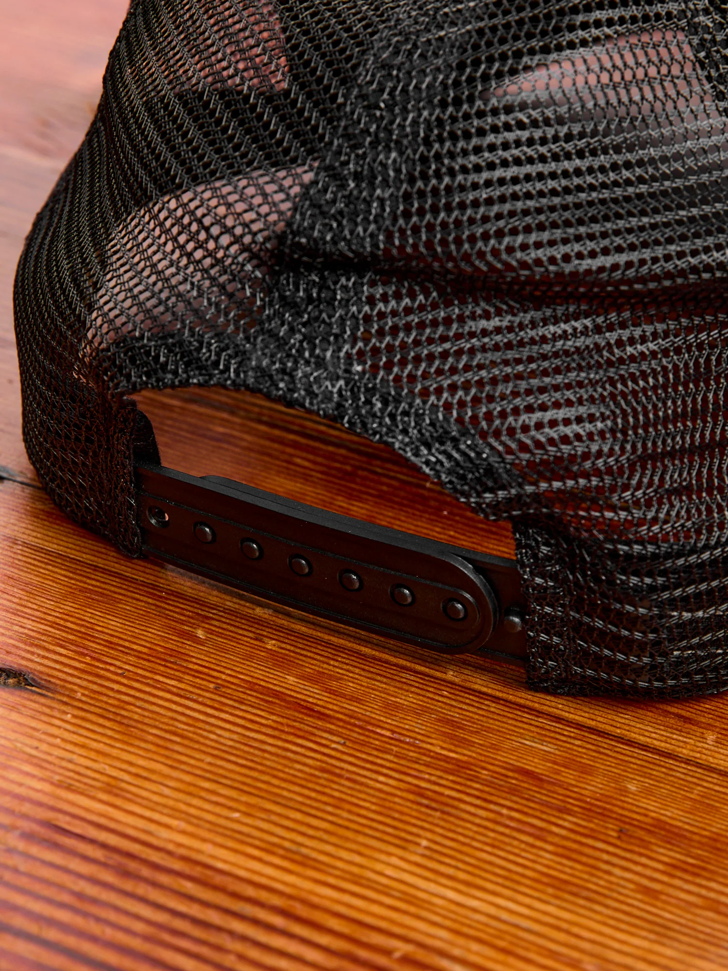 Double RL Ranch Trucker Cap in Black - Image 4