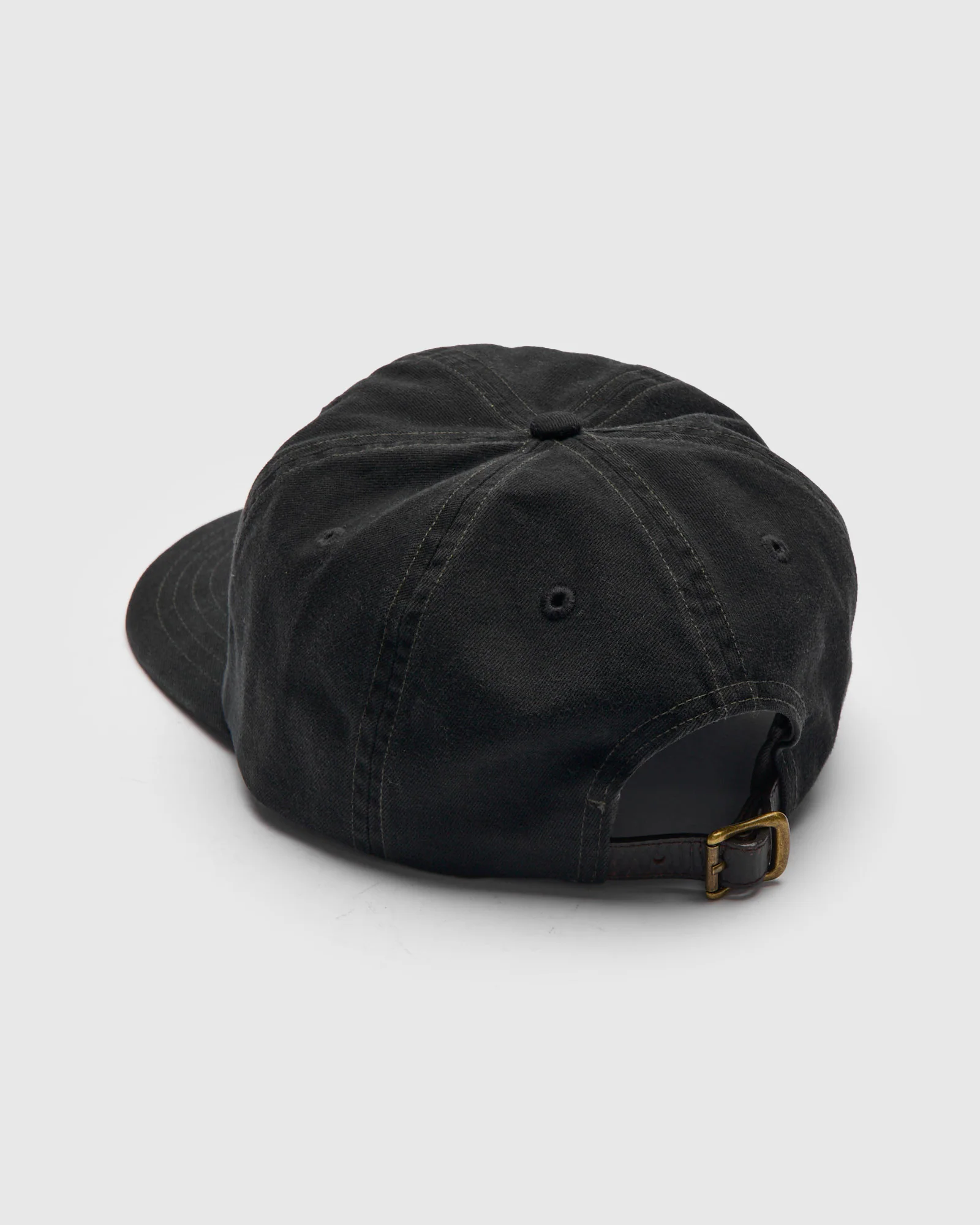 Double RL Logo Sportsman Cap in Black - Image 3