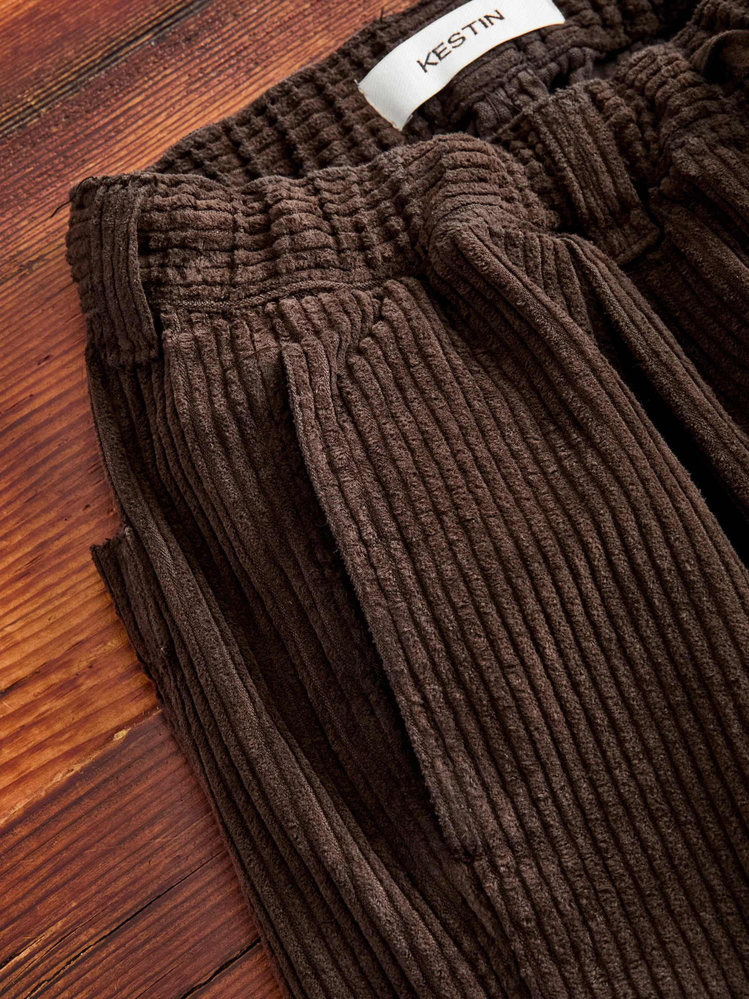 Doune Corduroy Pants in Peat Jumbo Cord - Image 7