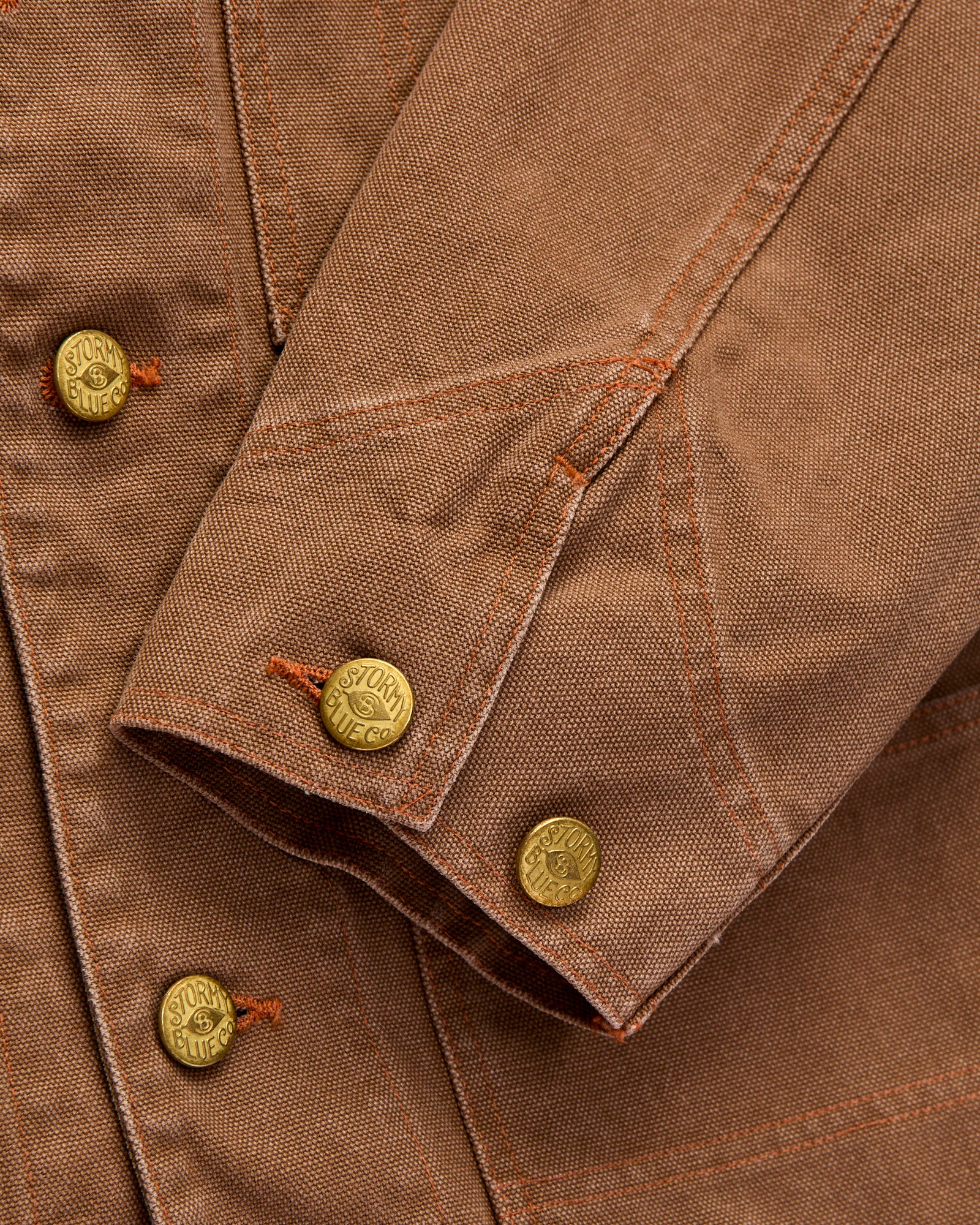 Duck Canvas Chore Coat in Brown - Image 8