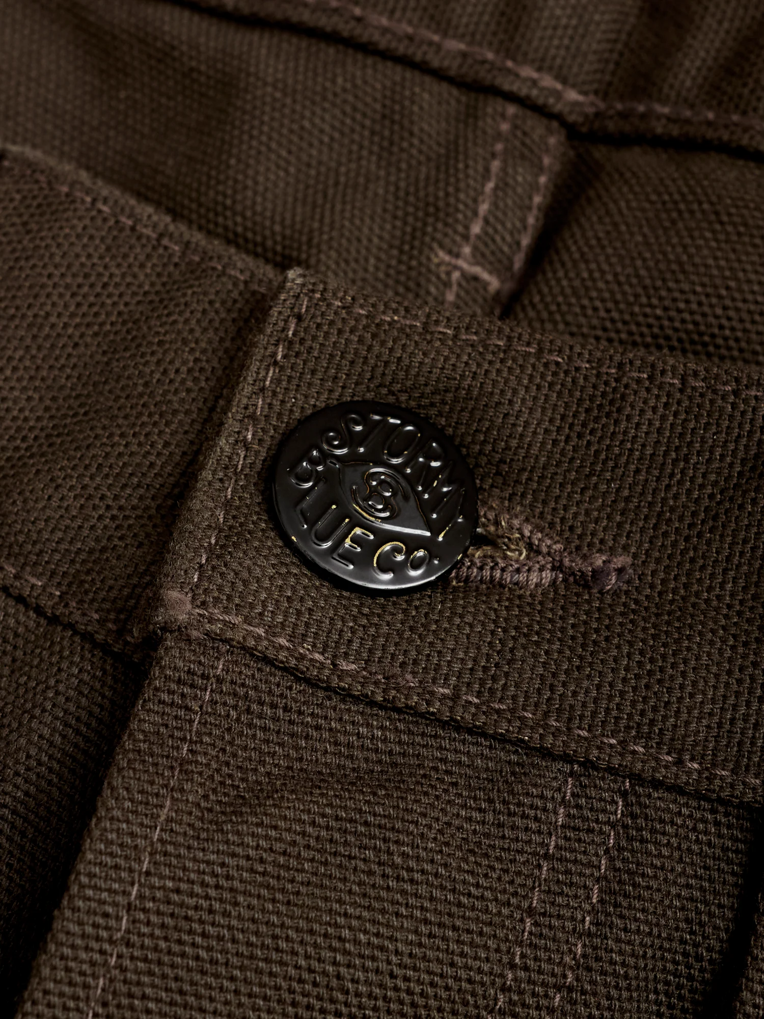Duck Canvas Work Pants in Charcoal Grey - Image 5