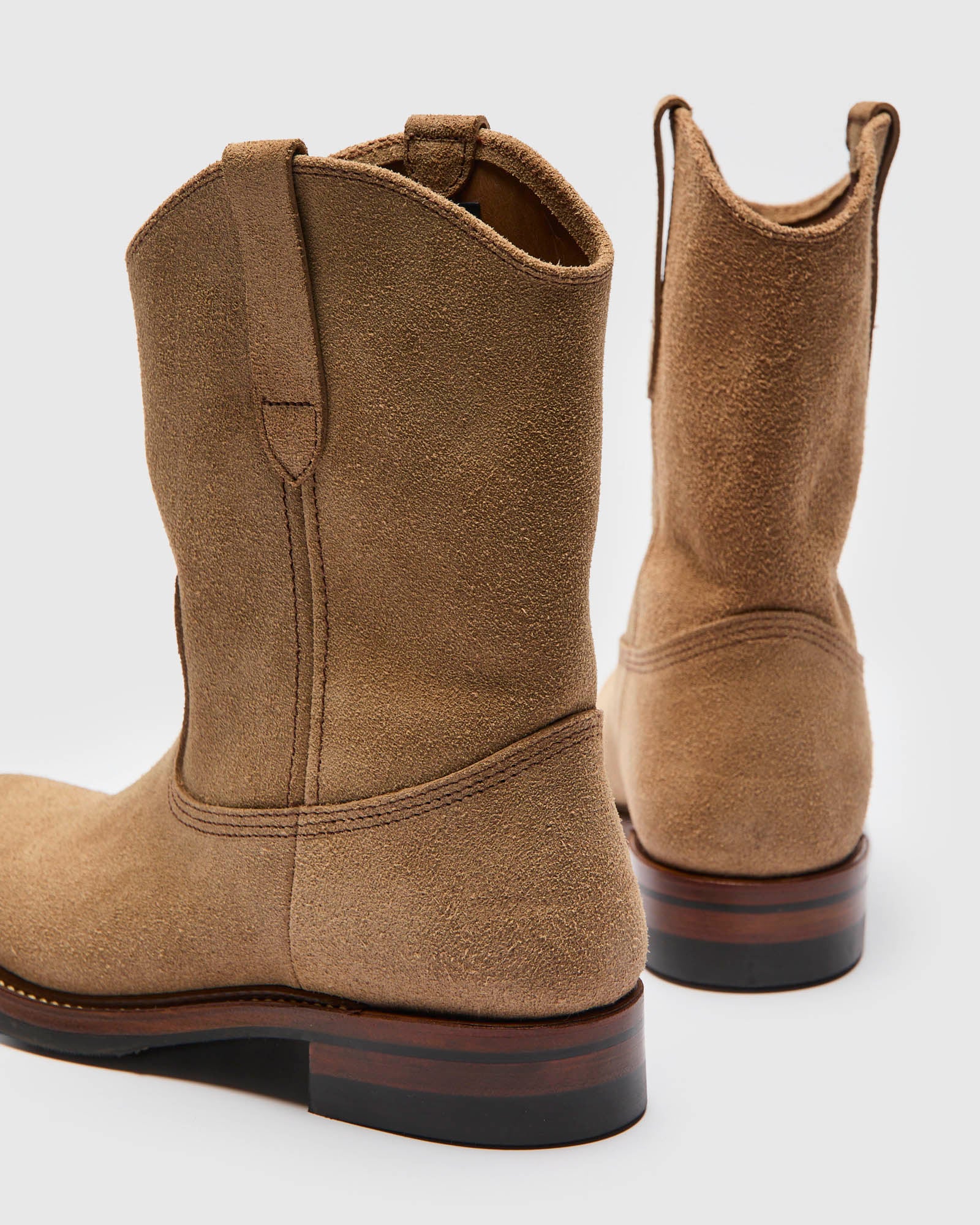 Duke Roper Boot in Horween Natural Roughout - Image 5