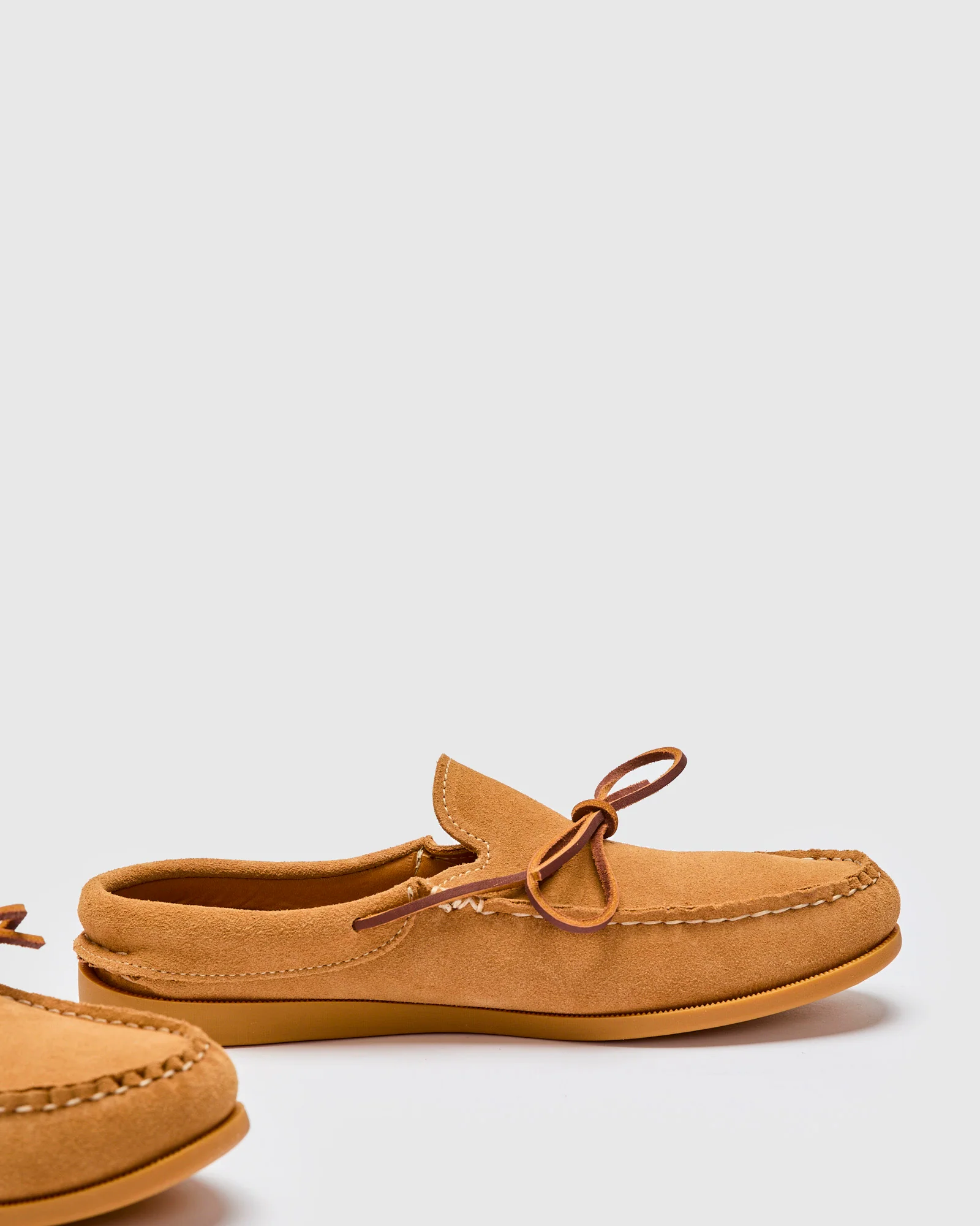 Easymoc Slip-On in Toast Suede - Image 4