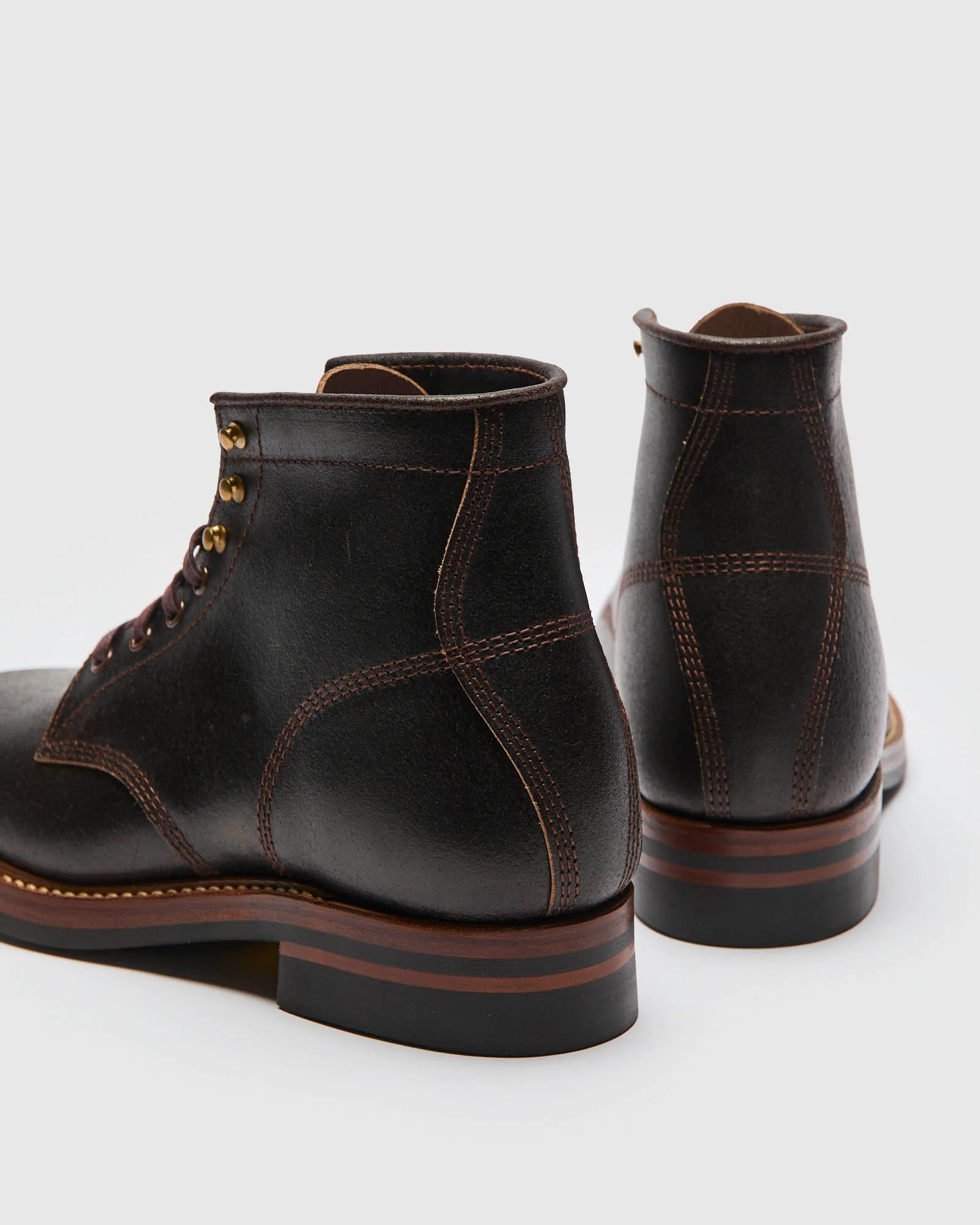El Capitan Boot in Horween Waxed Dark Brown - Image 5
