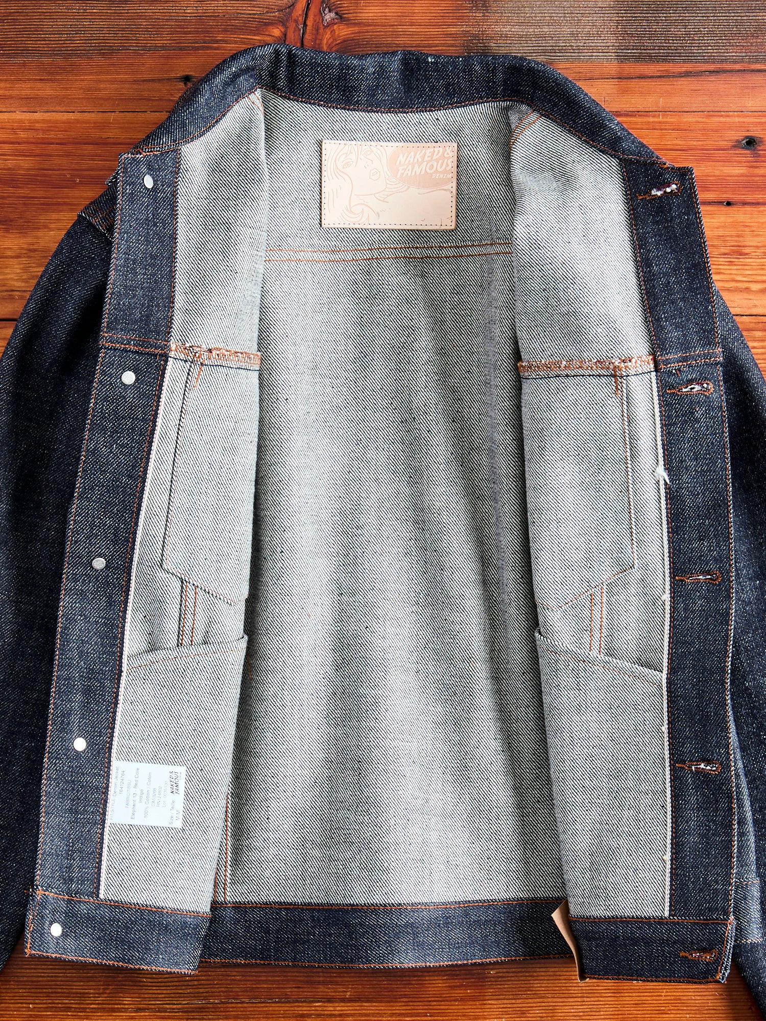 "Elephant 13 - Red Core" 21oz Selvedge Denim Jacket - Image 11