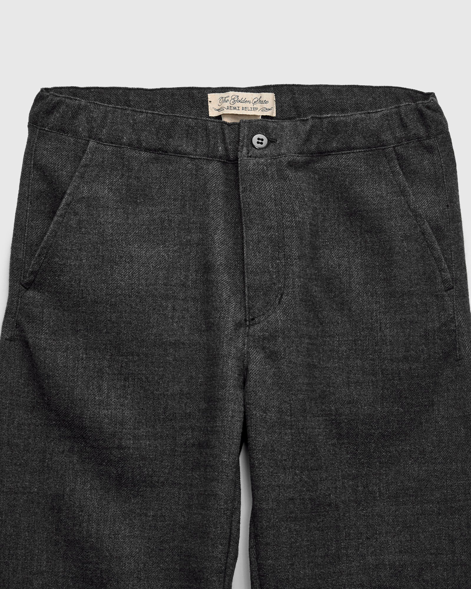 Ester Tweed Pant in Charcoal Grey - Image 4