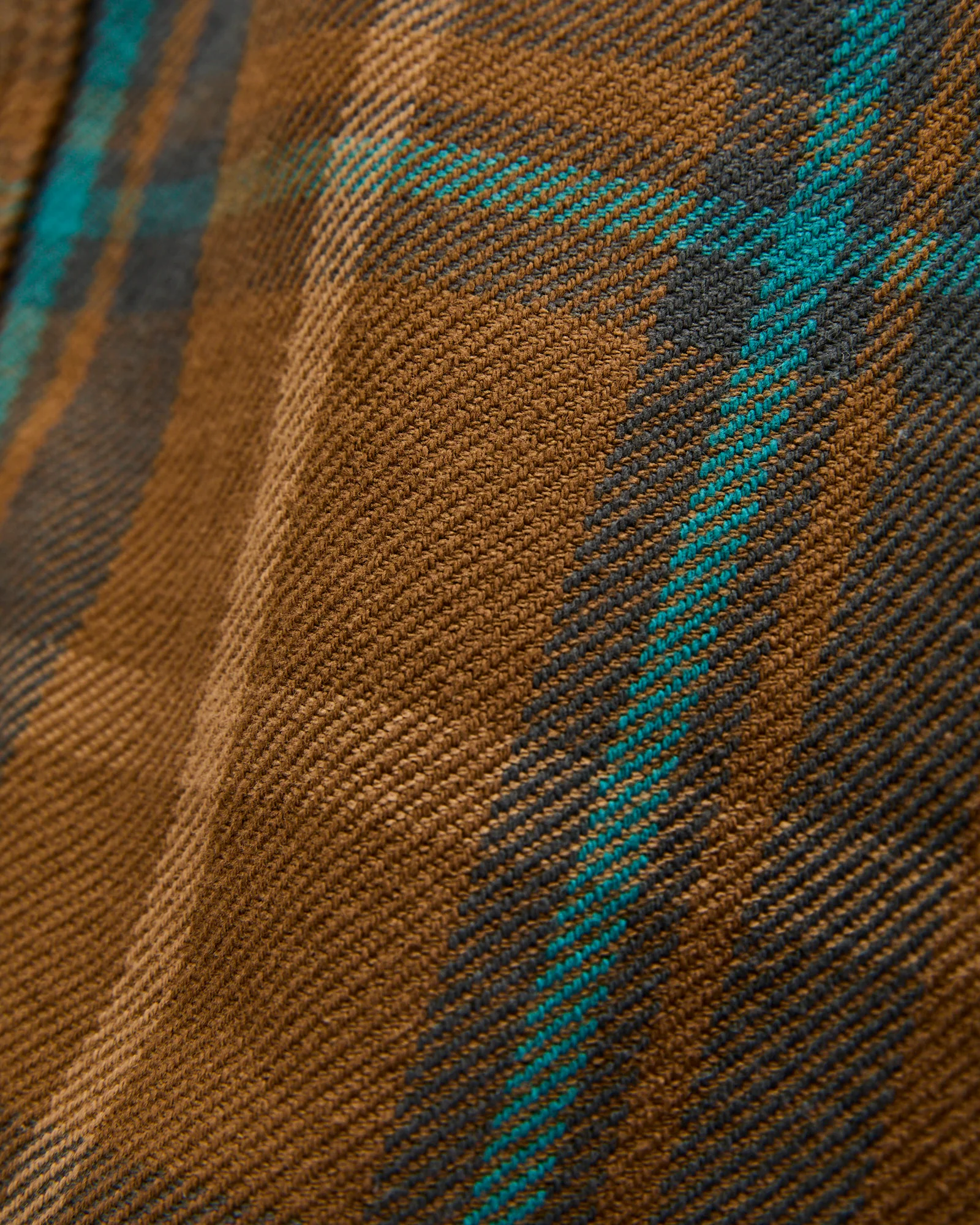 Extra Heavy Flannel Shirt in Beige Marine - Image 7