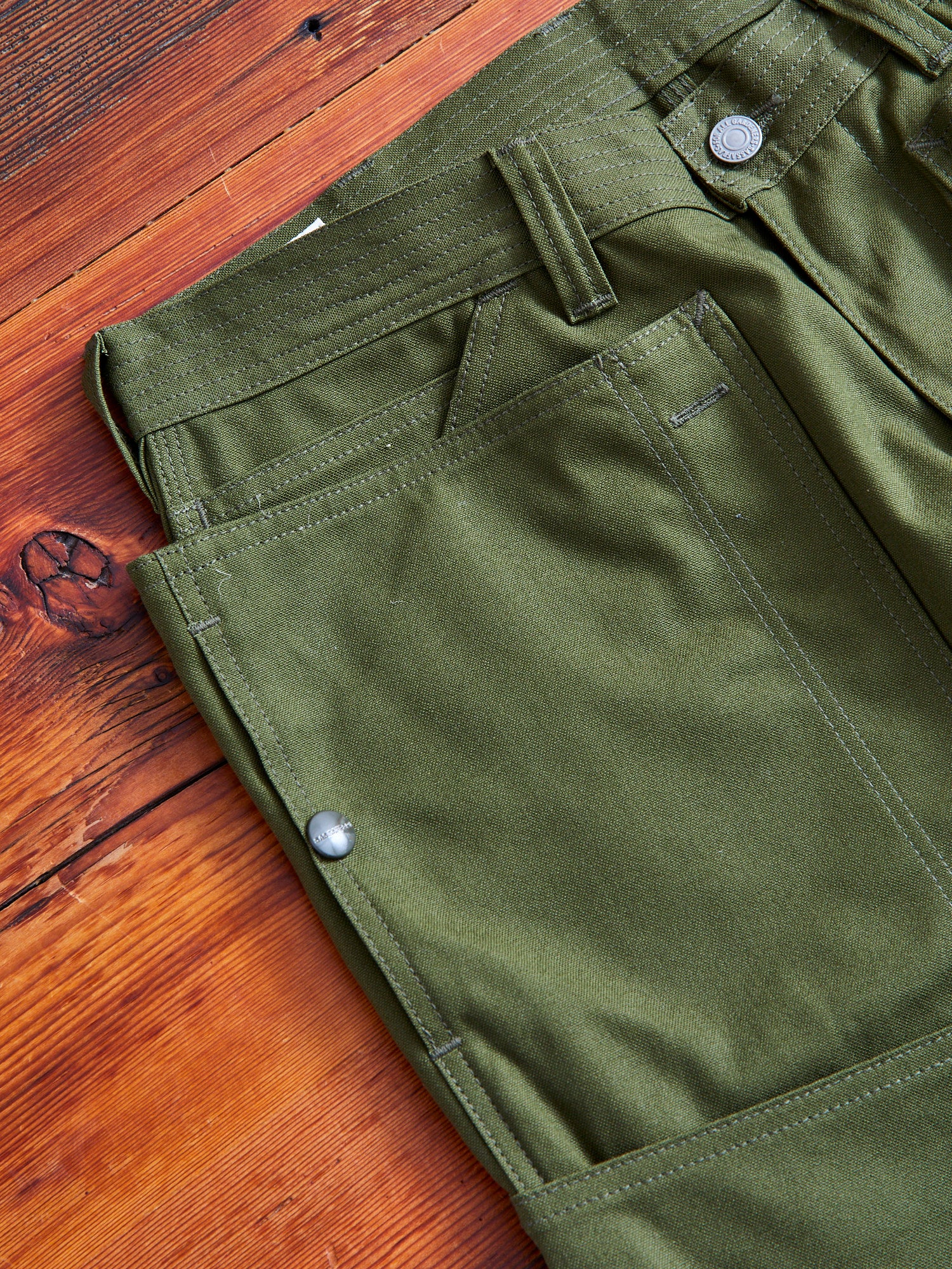 Fall Leaf Tough Pants in Olive Duck Canvas - Image 6