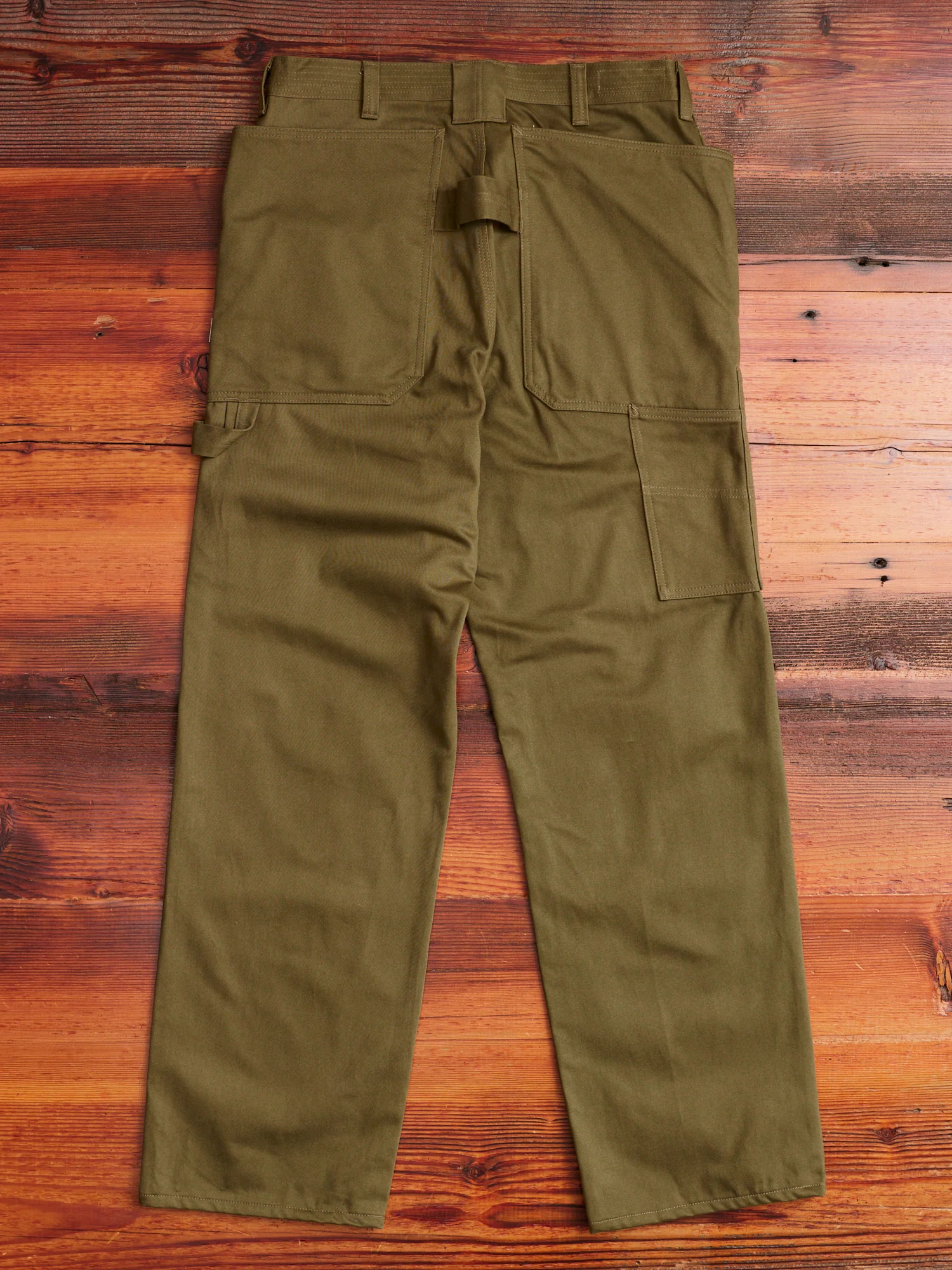 Fall Leaf Tough Pants in Olive Work Satin - Image 10
