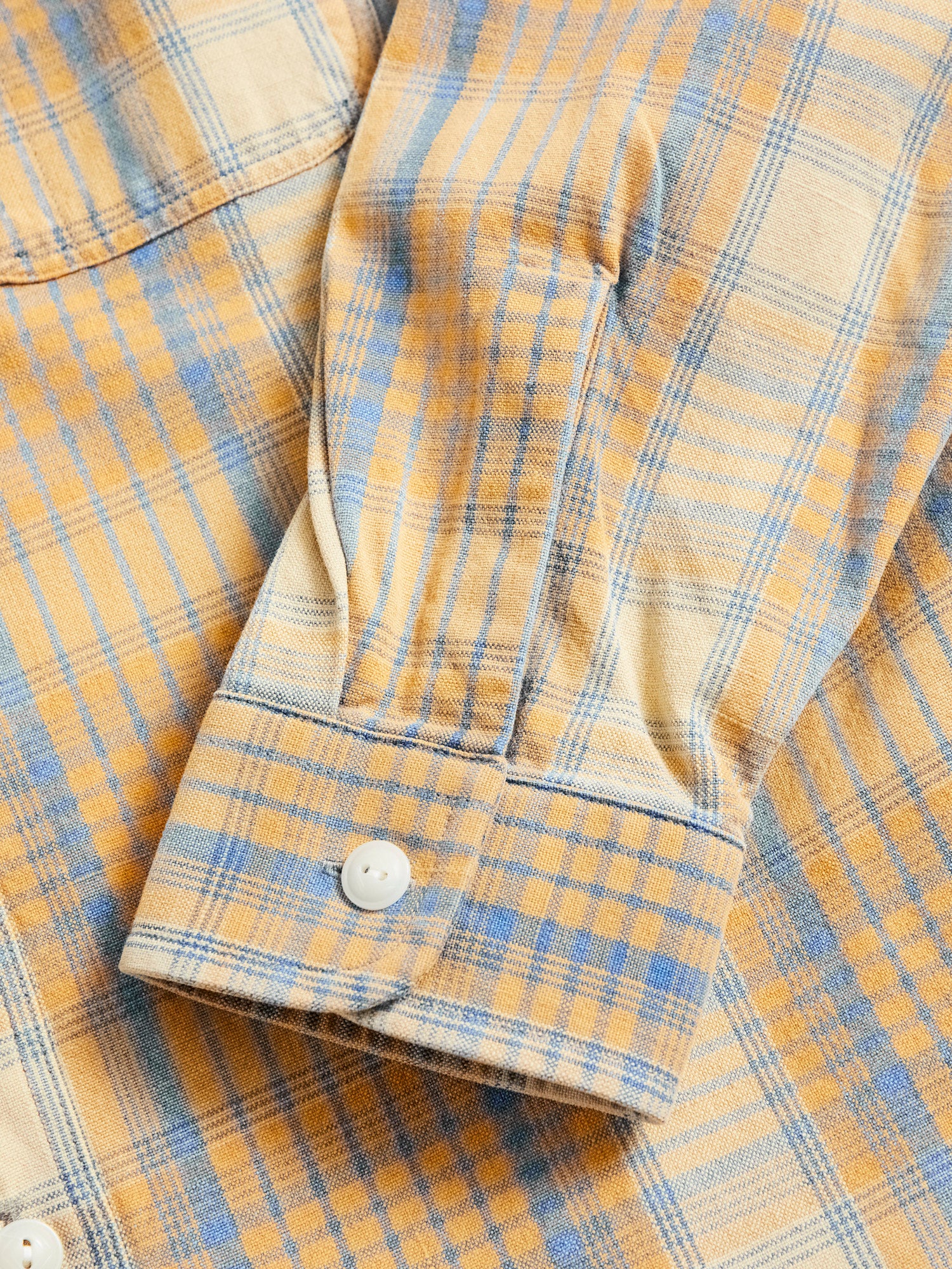 Farrell Plaid Workshirt in Yellow Multi - Image 5