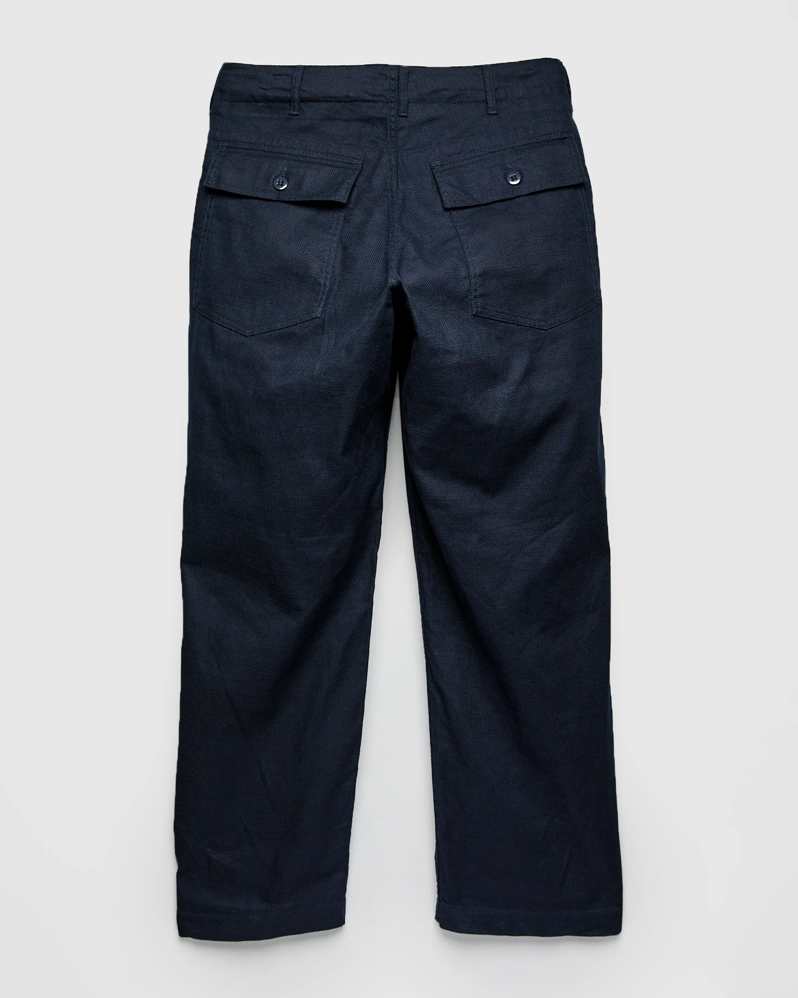 Fatigue Pants in Dark Navy Cotton Linen Java Cloth - Image 3