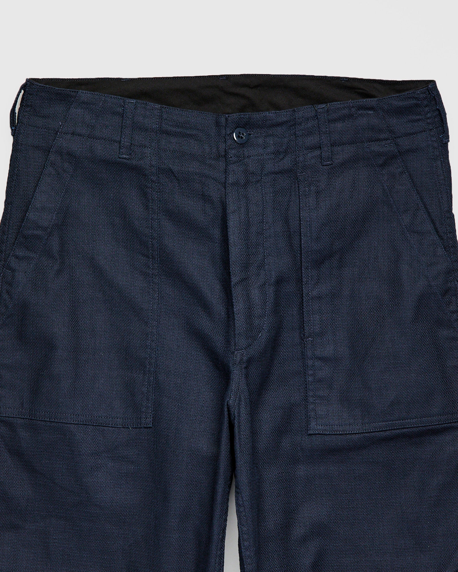 Fatigue Pants in Dark Navy Cotton Linen Java Cloth - Image 5