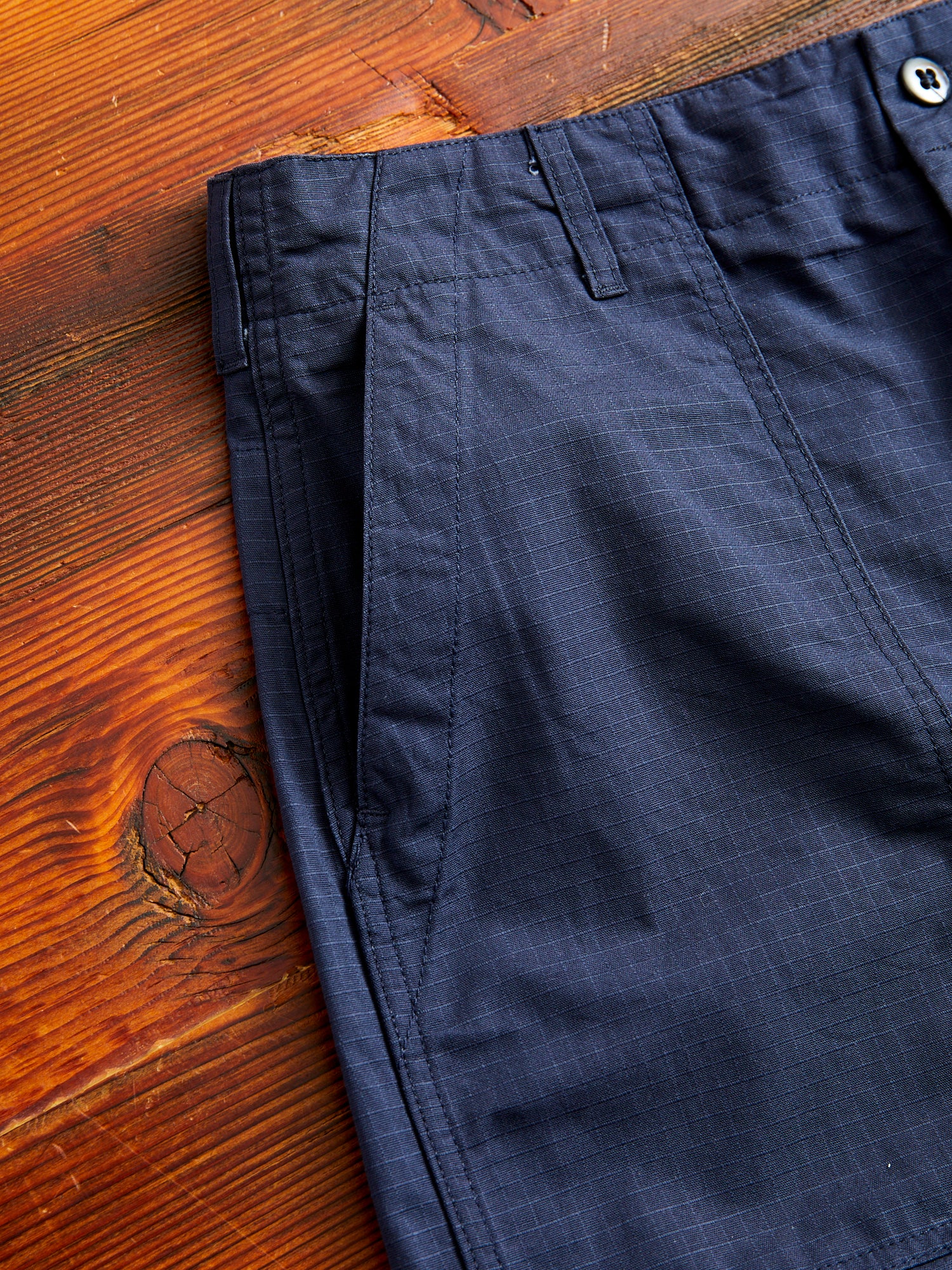 Fatigue Pants in Dark Navy Ripstop - Image 4