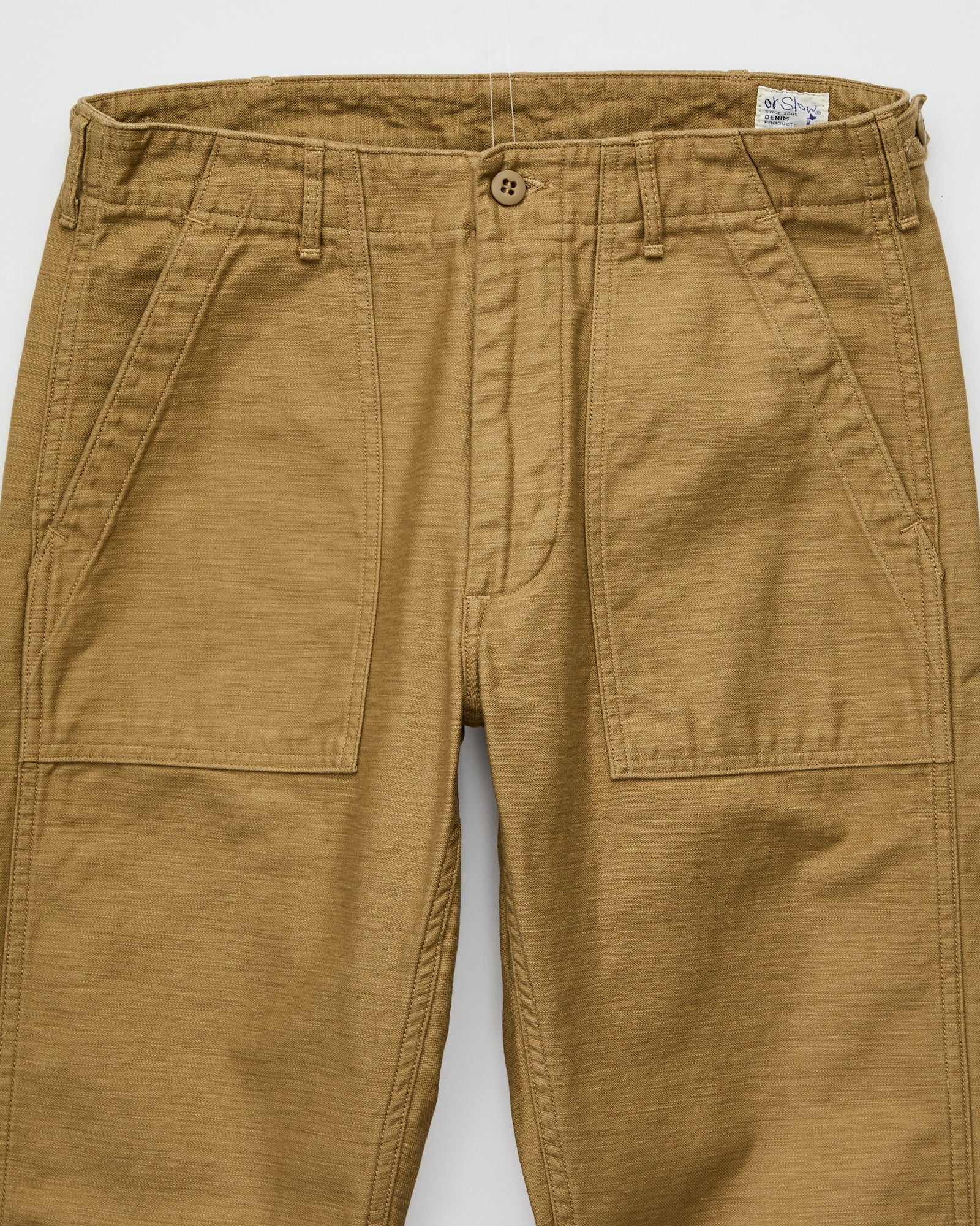 Slim Fatigue Pants in Khaki - Image 5