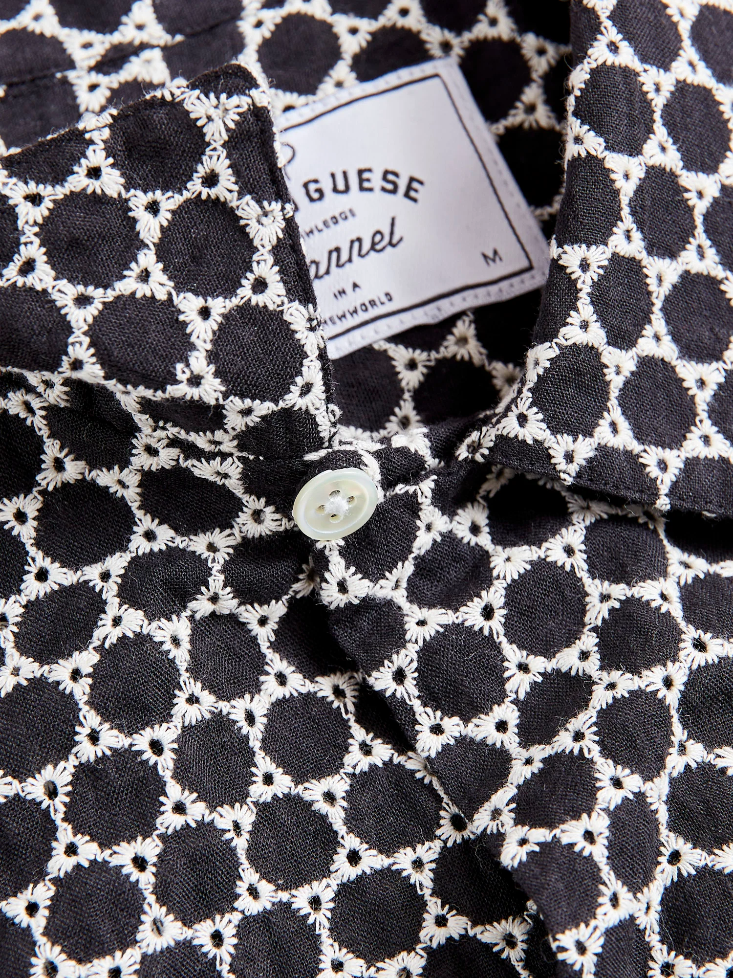 Folc Button-Up Shirt in Black - Image 9