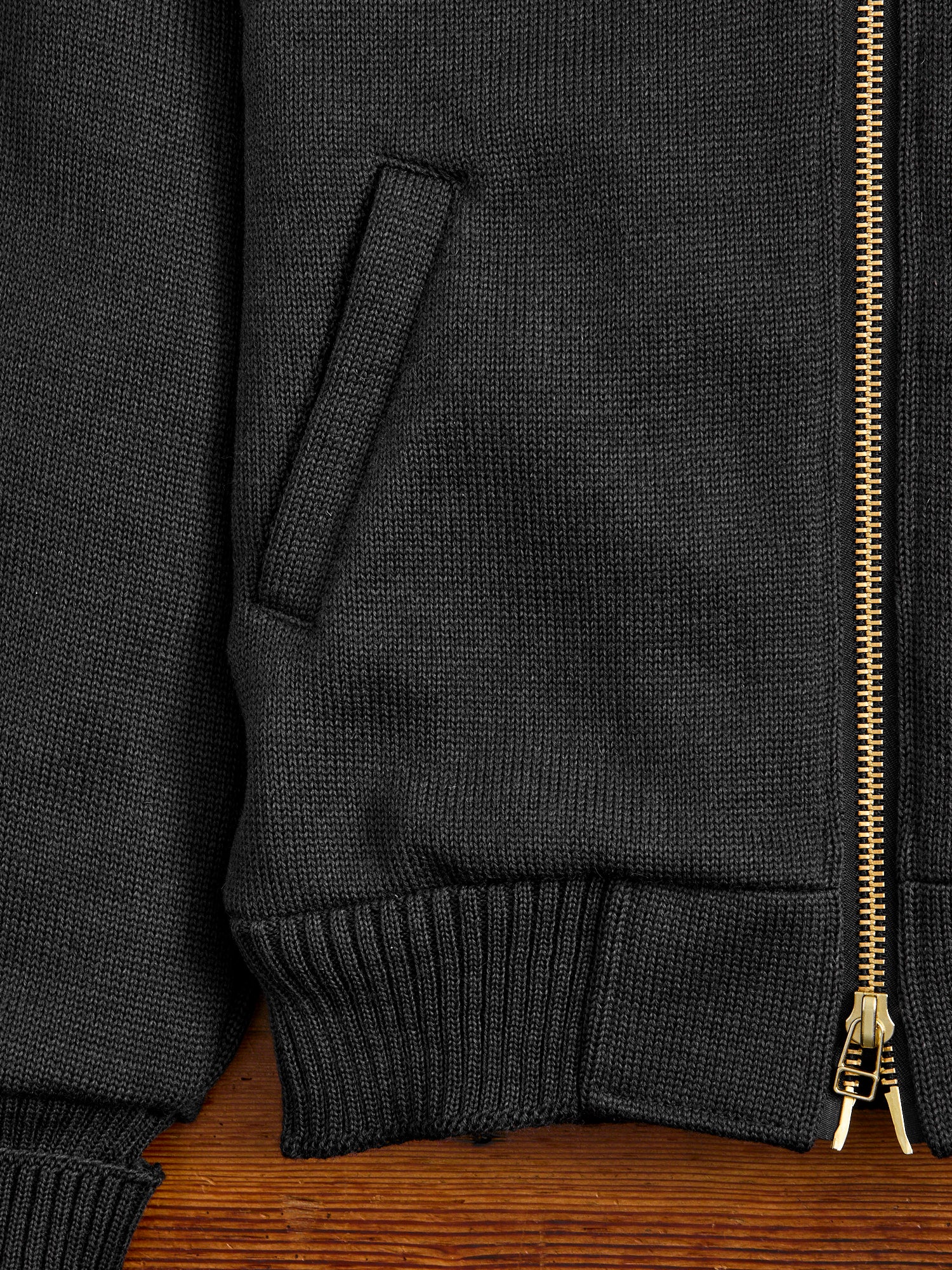 "Full Throttle" Moto Hoodie in Dark Charcoal - Image 4