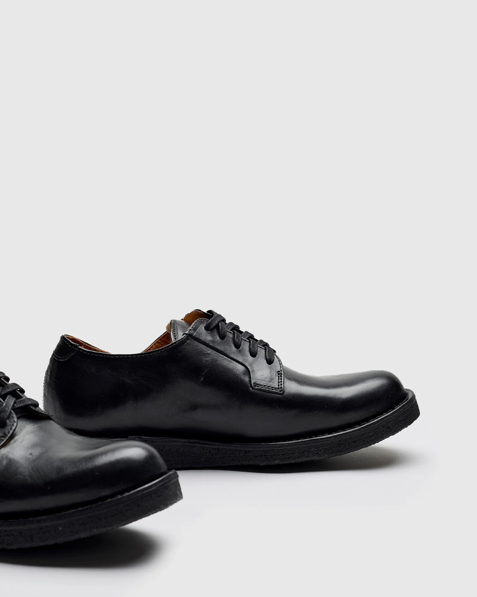 G.P.O-Folk Derby in Black Horsehide - Image 4