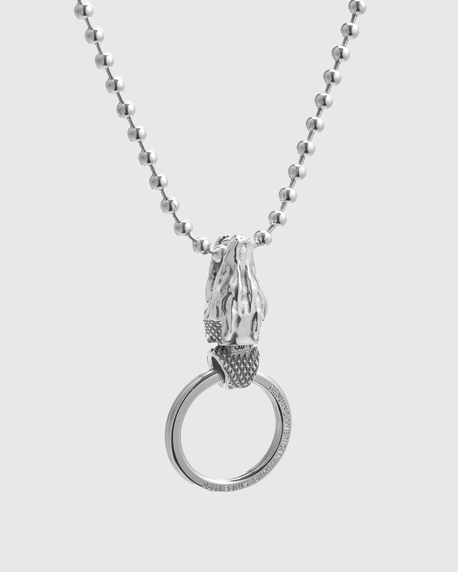 Gator Head Pendant in Sterling Silver - Image 4