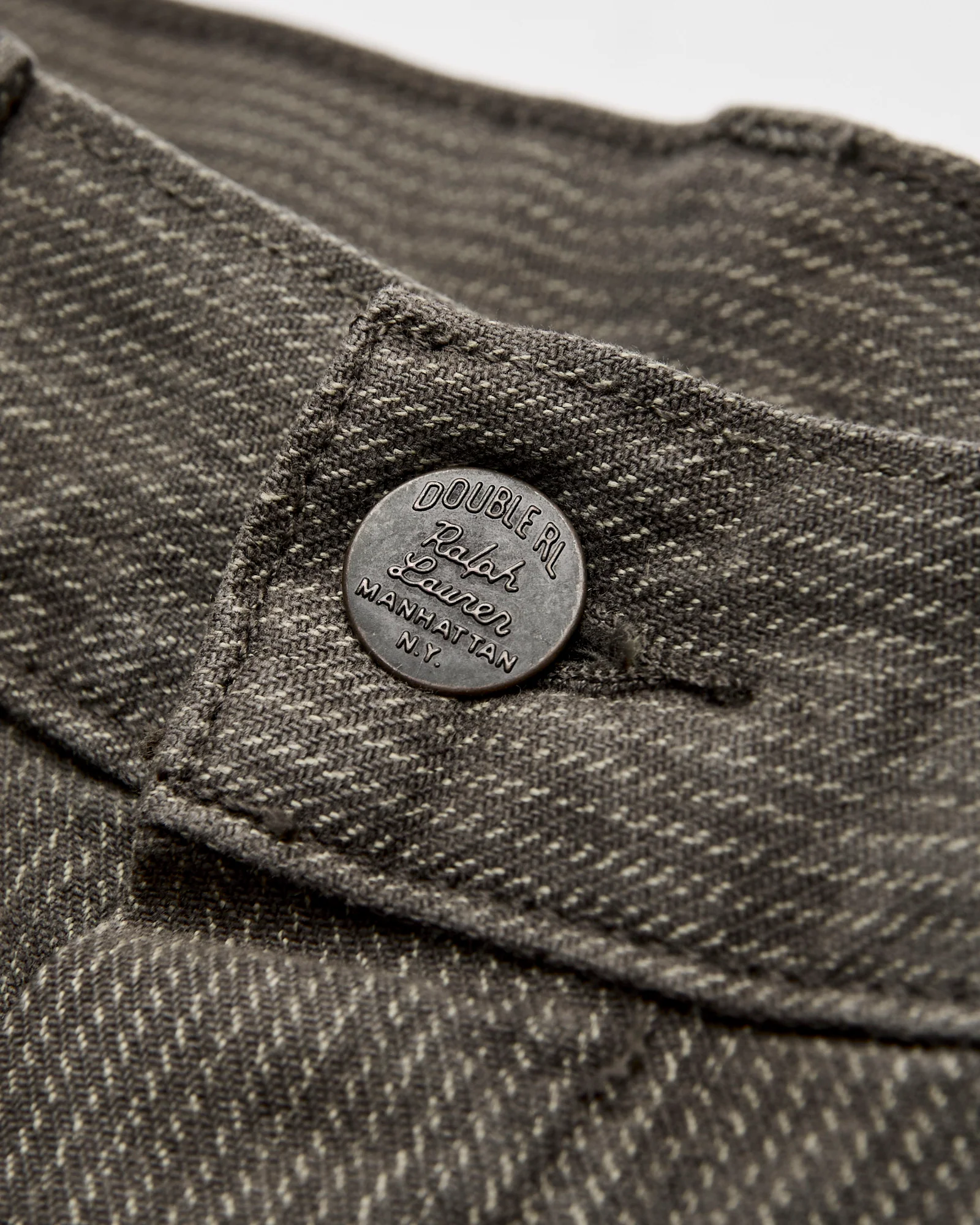 Hamilton Carpenter Pants in Black/White Twill - Image 5