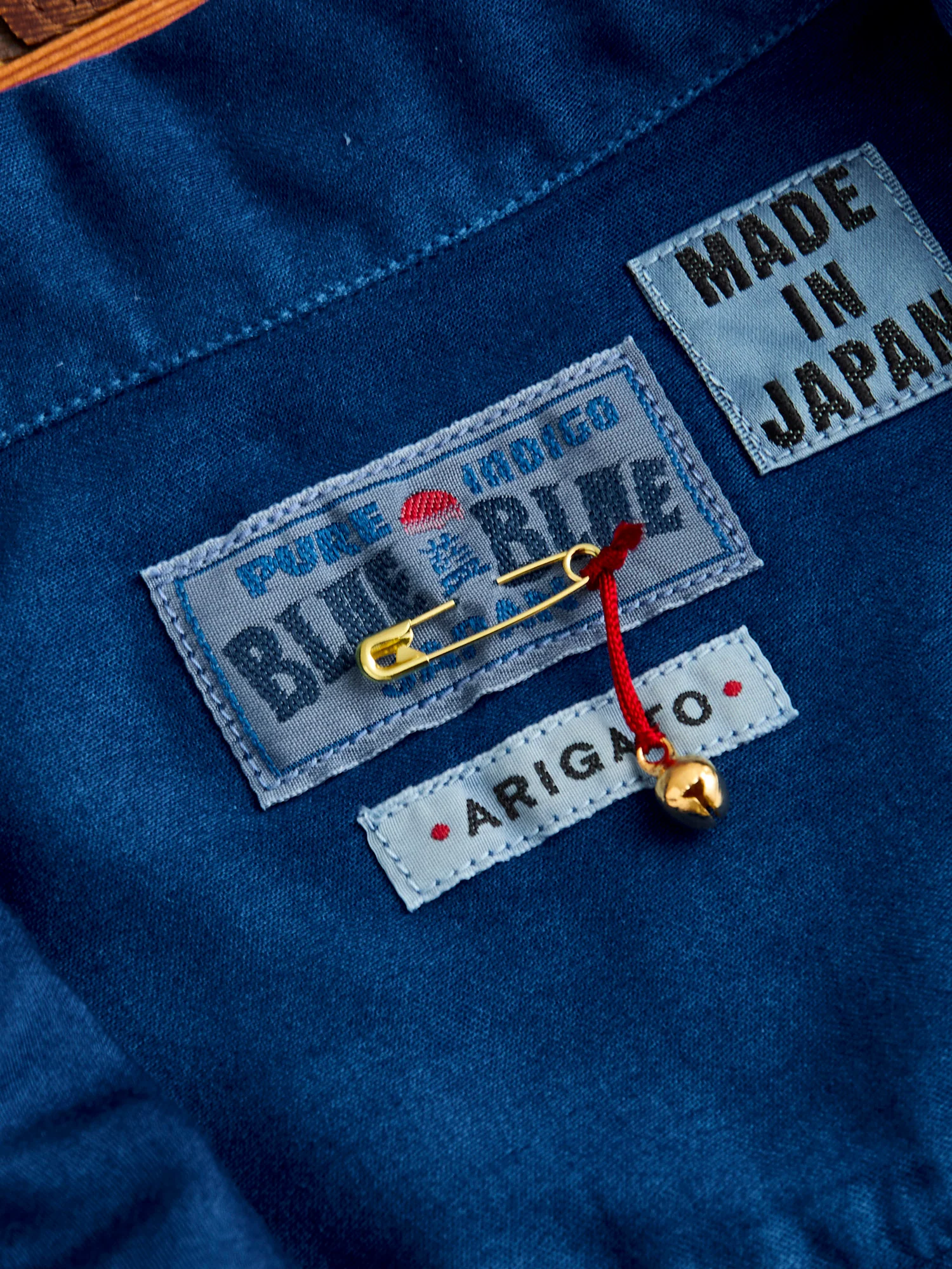 Hand-Dyed Short Sleeve Shirt in Indigo - Image 4