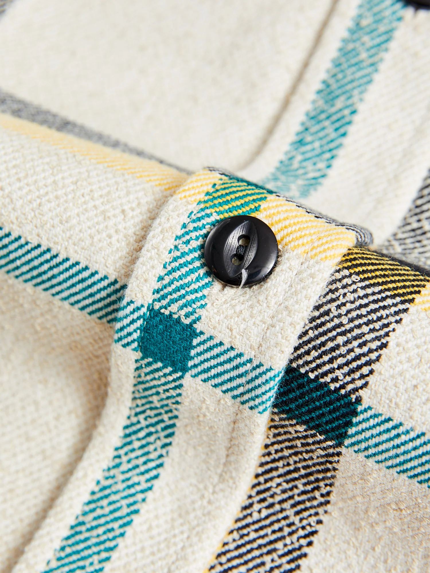Hard Rude Button-Up Shirt in Natural - Image 6