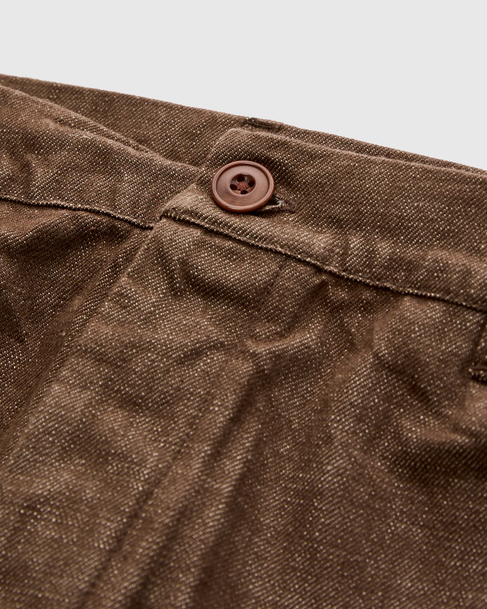 Harvest Pant in Brown Denim - Image 5