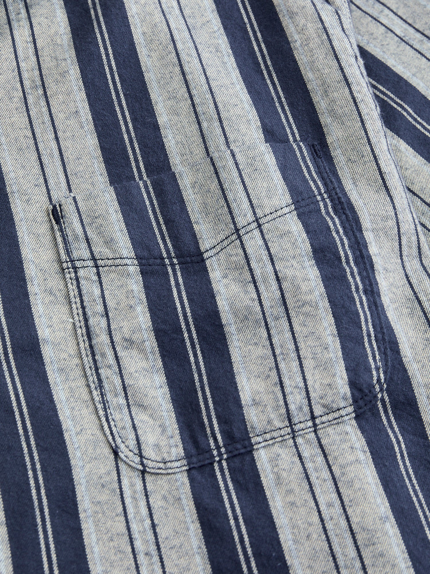 Hawaiian Button-Up Shirt in Mariner Stripe - Image 6