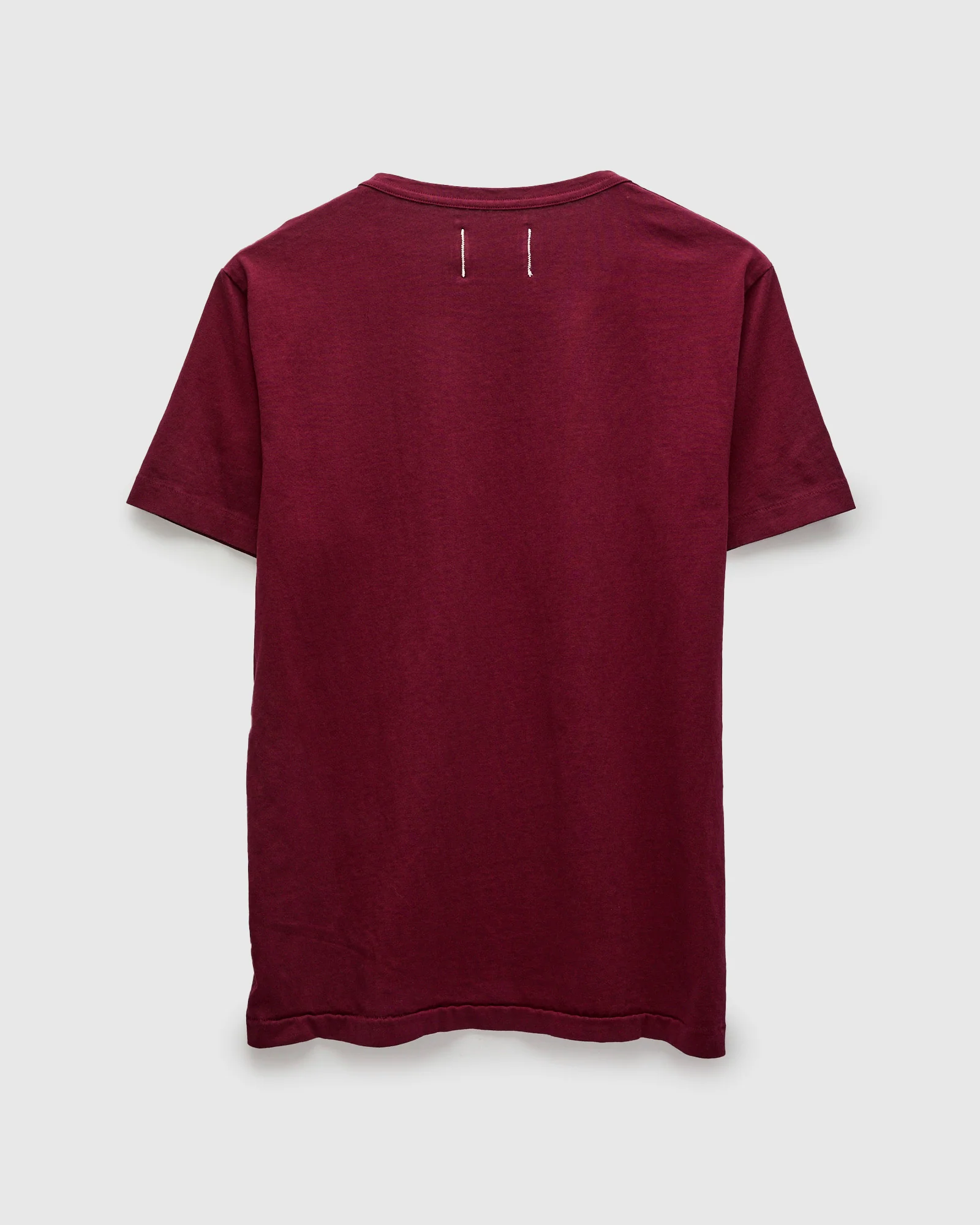 Heavy Duty Tee in Burgundy - Image 2