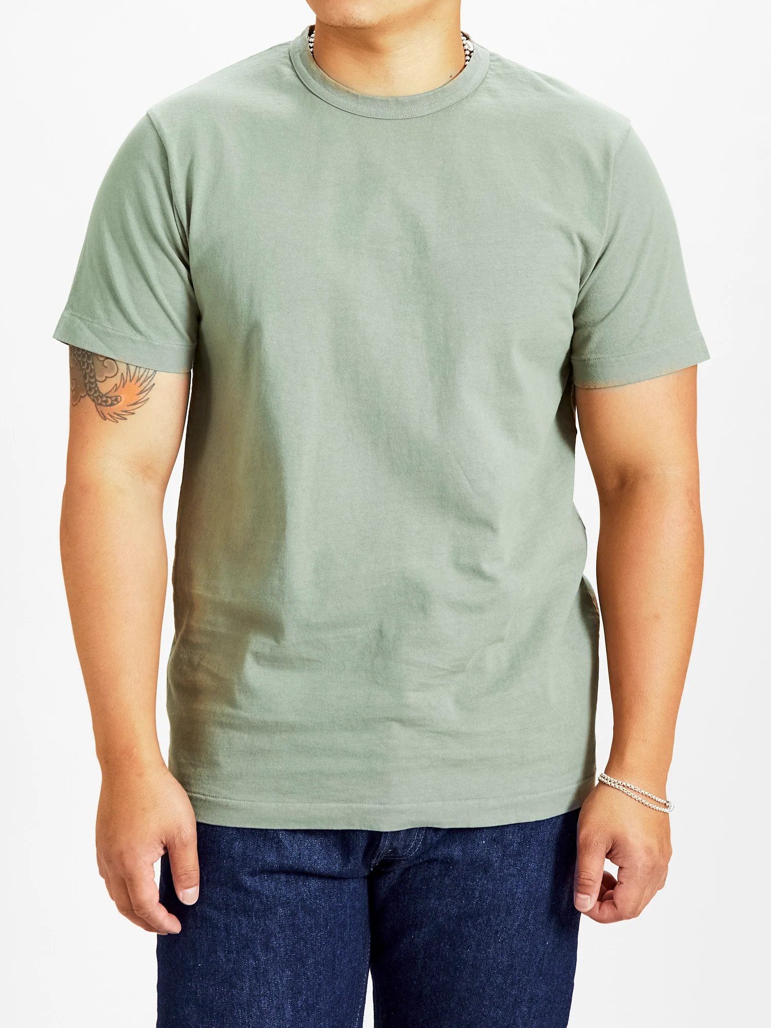 Heavy Duty Tee in Sage - Image 2