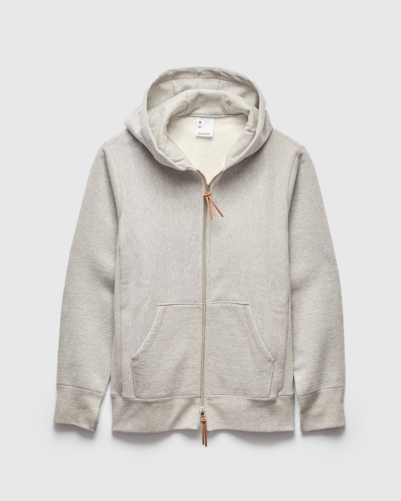 Heavyweight Zip Hoodie in Oatmeal
