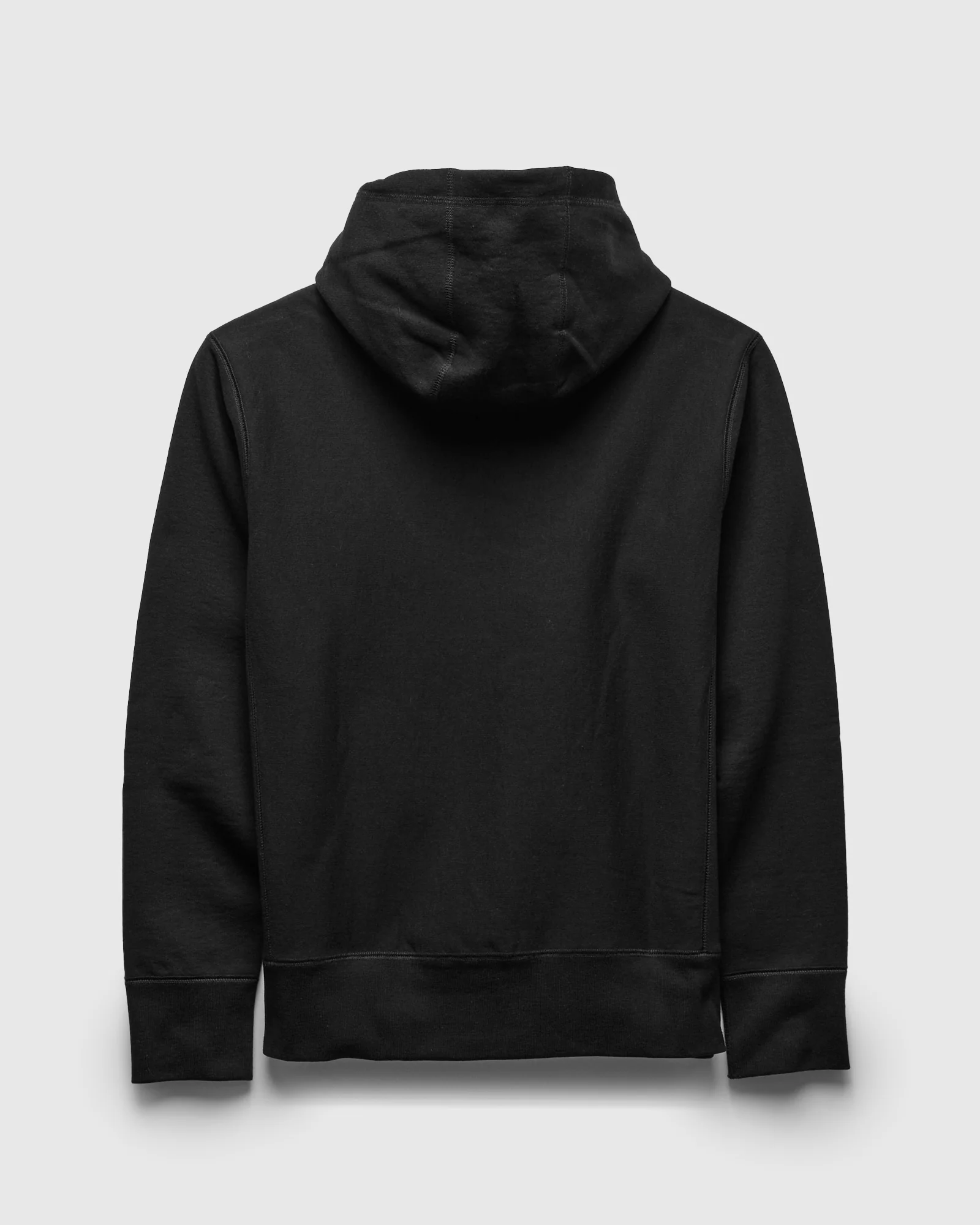 Heavyweight Pullover Hoodie in Black - Image 2