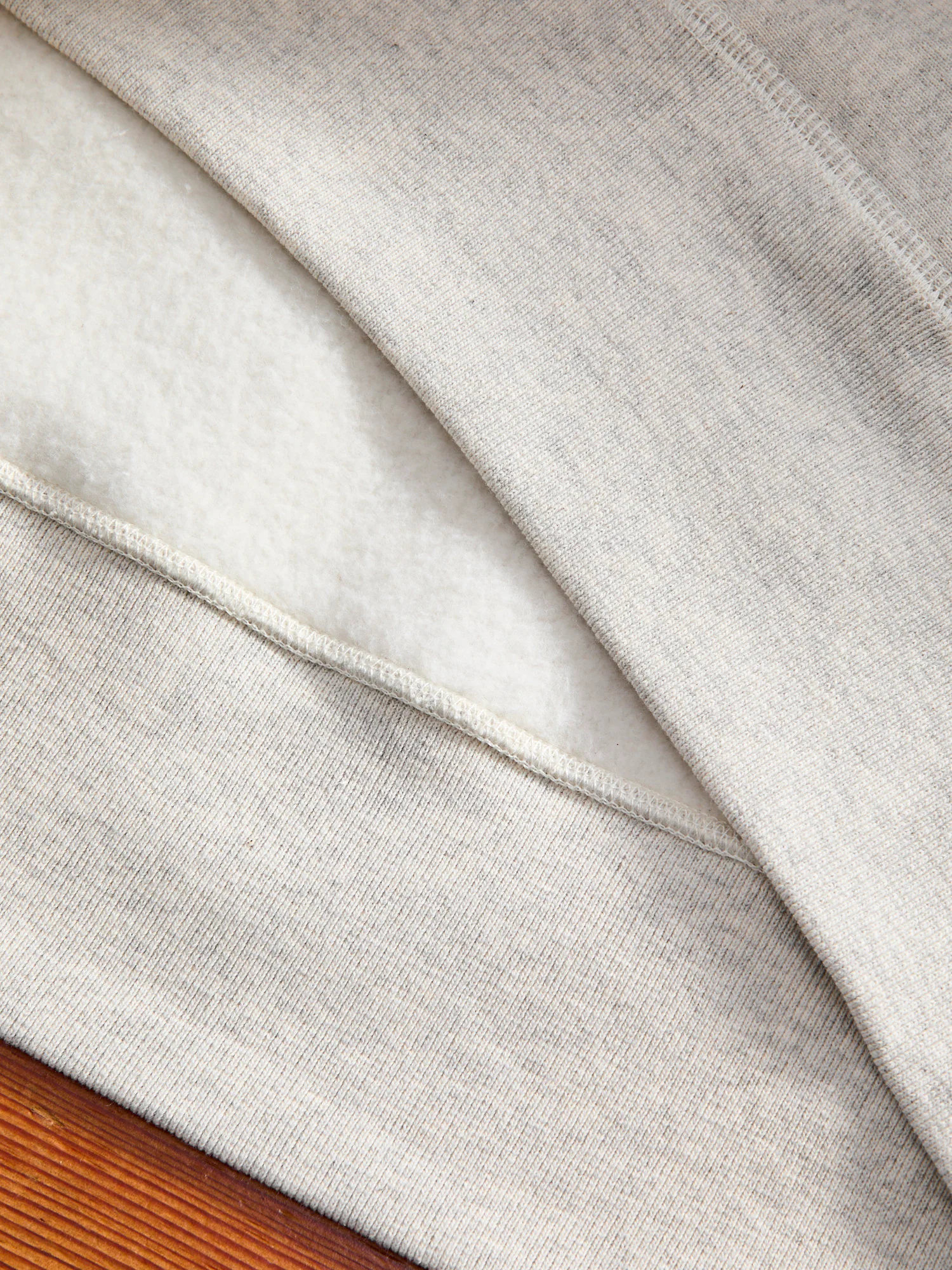 Heavyweight Pullover Hoodie in Oatmeal - Image 7