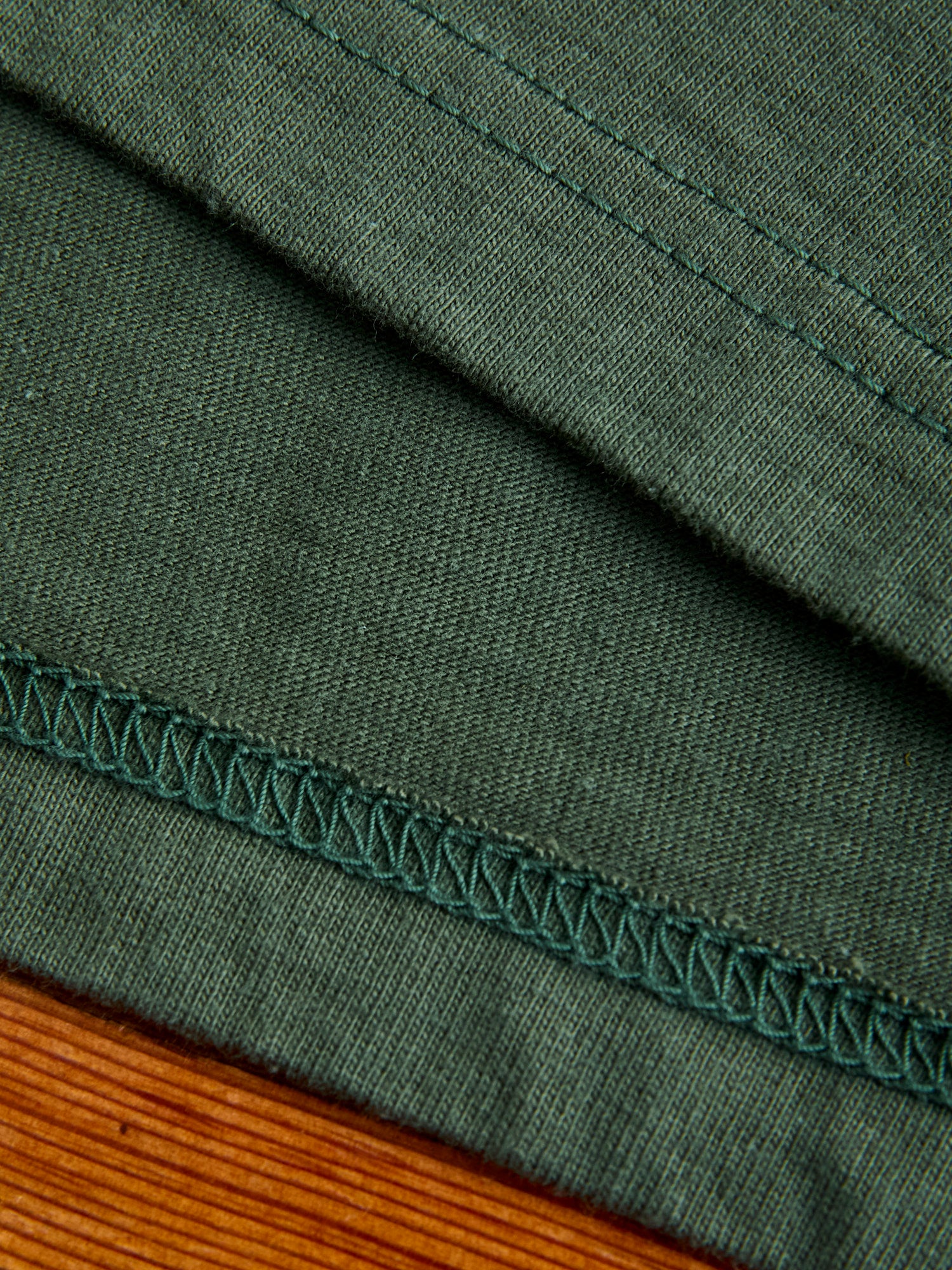 Heavyweight T-Shirt in Moss Green - Image 5
