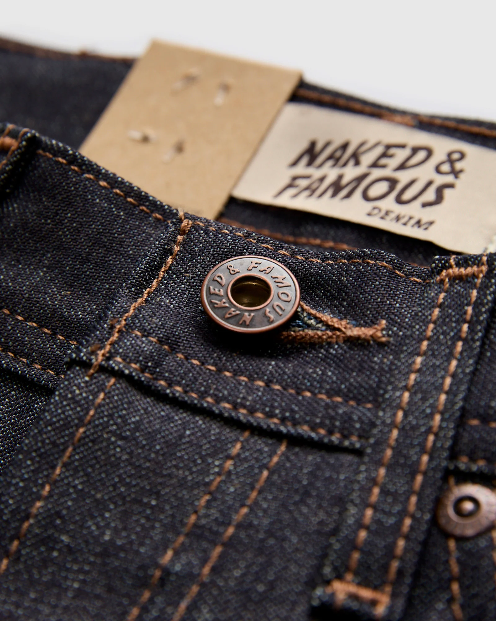 "Hemp Blend" 11oz Selvedge Denim - Weird Guy Fit - Image 6