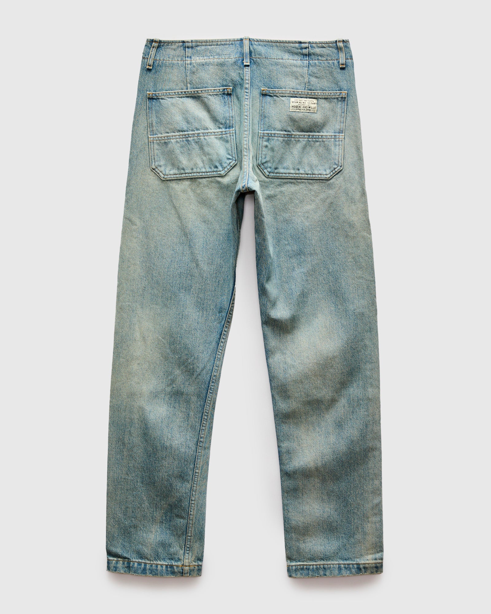 Hencye Double Knee Workpant in Natural Indigo - Image 2