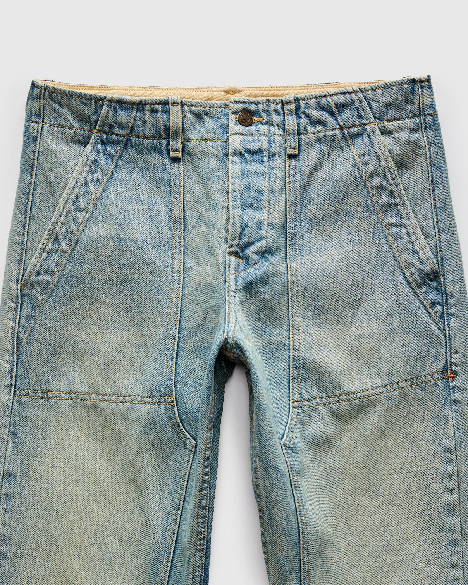 Hencye Double Knee Workpant in Natural Indigo - Image 4