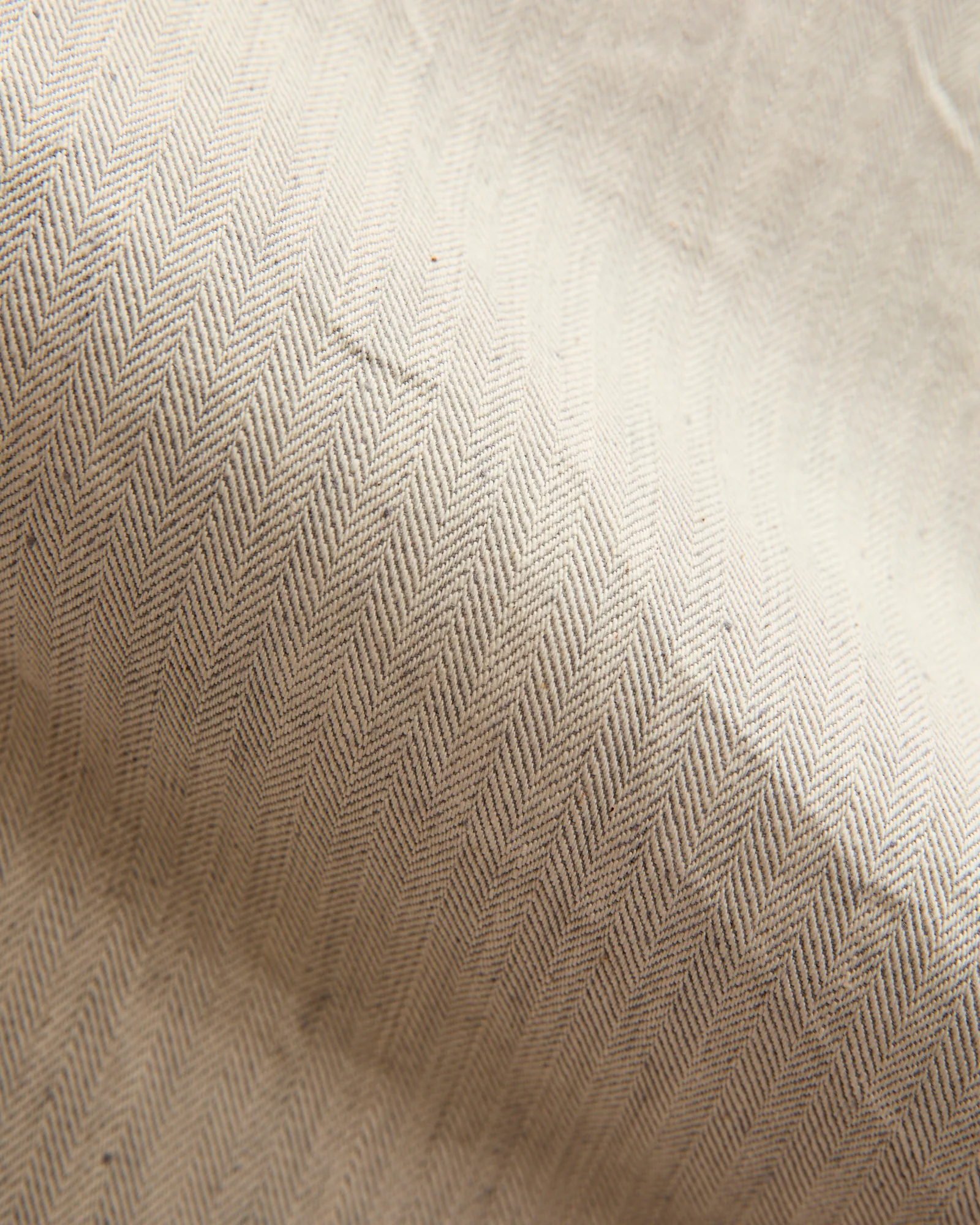 Herringbone Nep Work Pants in Oatmeal - Image 8