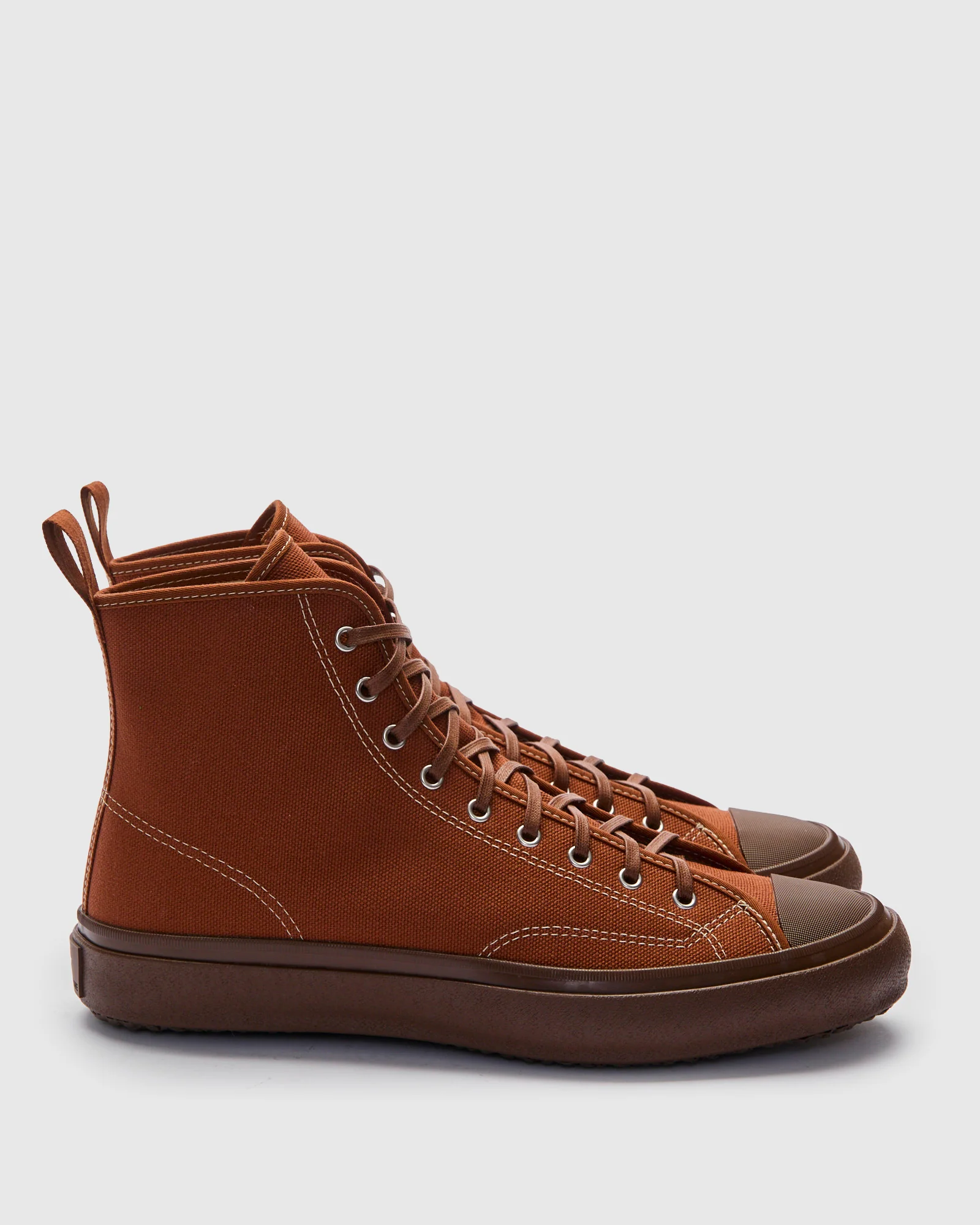 Hi Basket Sneaker in Brown - Image 3
