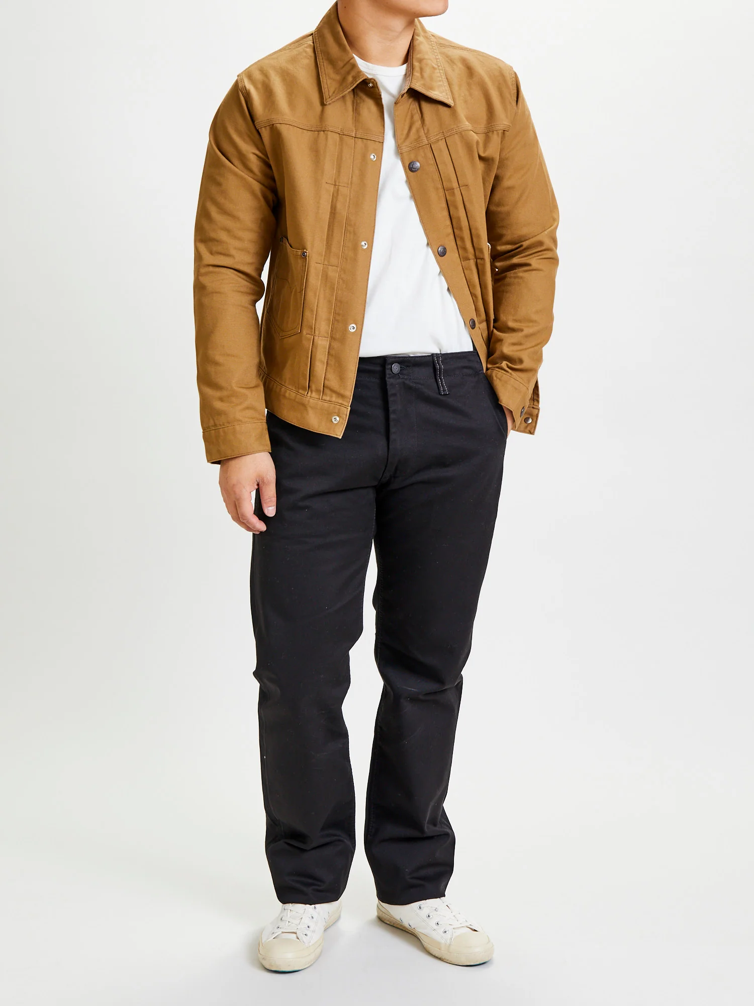 High Density Twill Chino in Black - Image 11