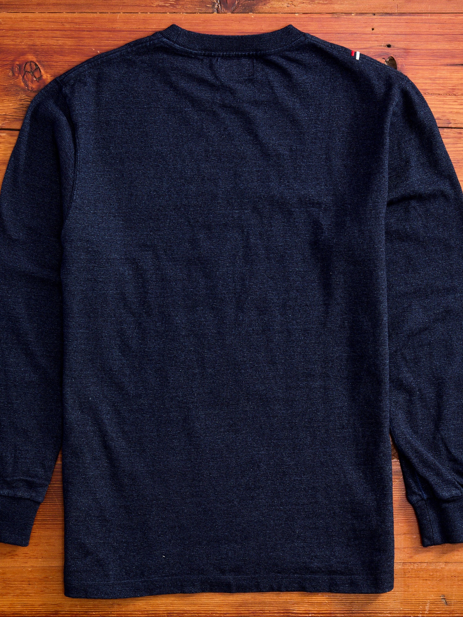 HSLS Heavy Shinkai Long Sleeve T-Shirt in Indigo - Image 7
