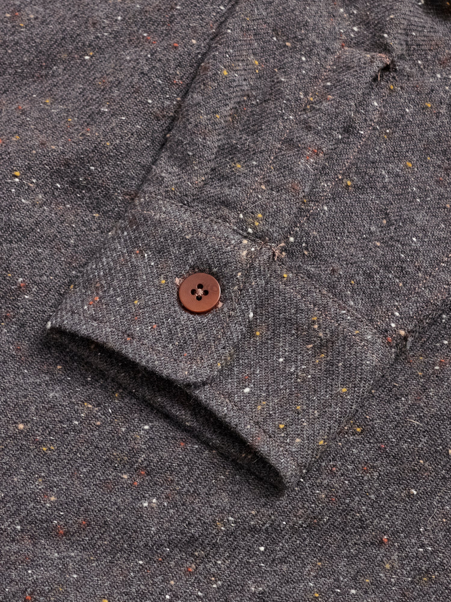 Hunting Nep Flannel in Grey Wool - Image 6