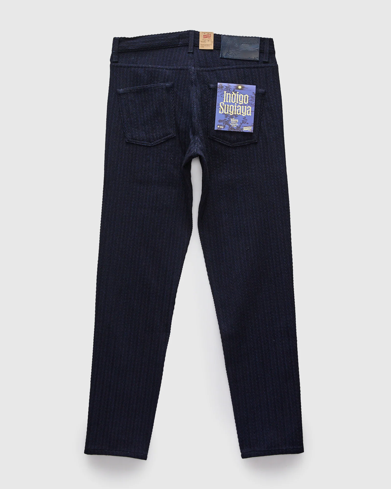 "Indigo Sugiaya" 12oz Herringbone Dobby Twill - Easy Guy Fit - Image 2