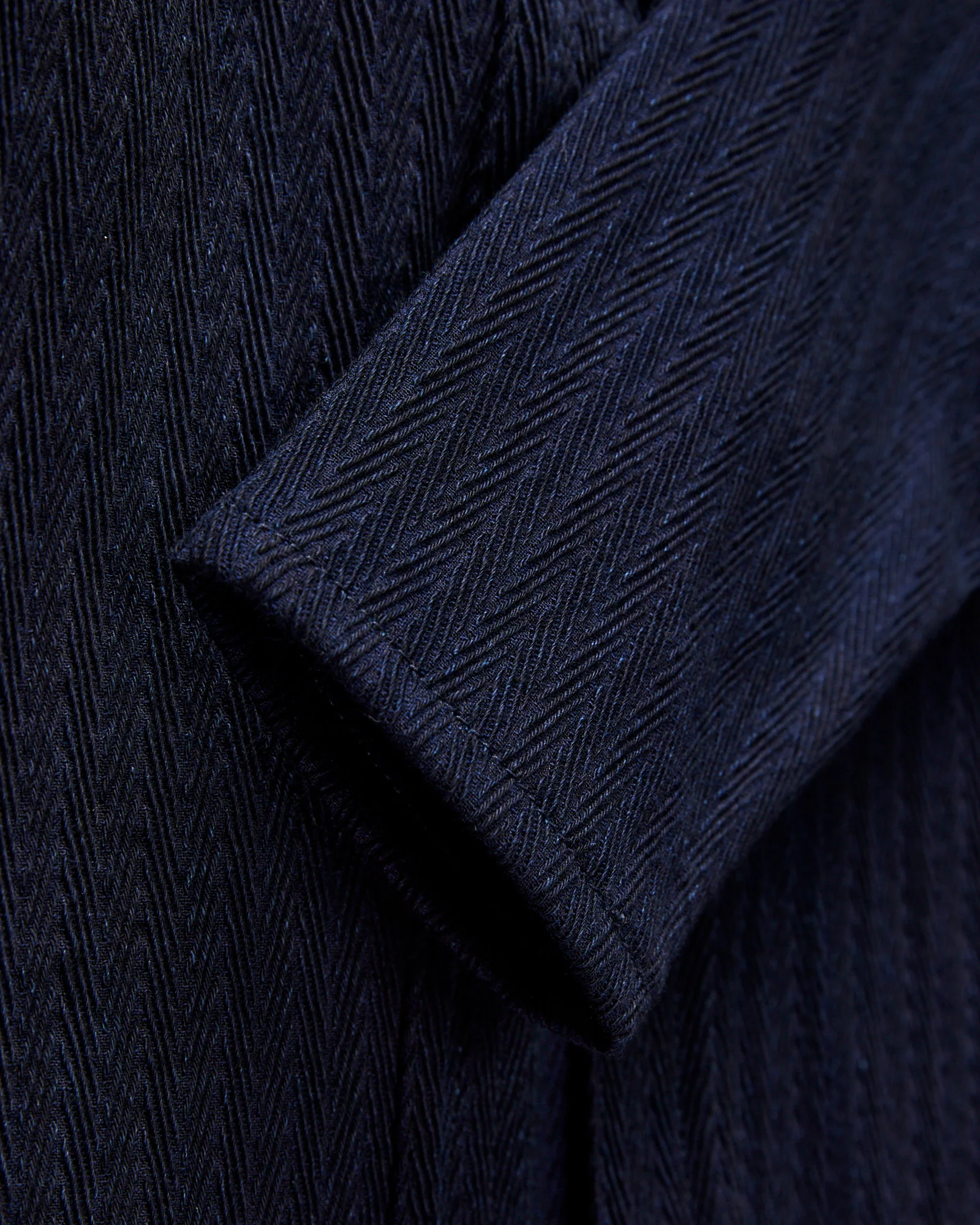 "Indigo Sugiaya" Kimono Shirt in Indigo - Image 6