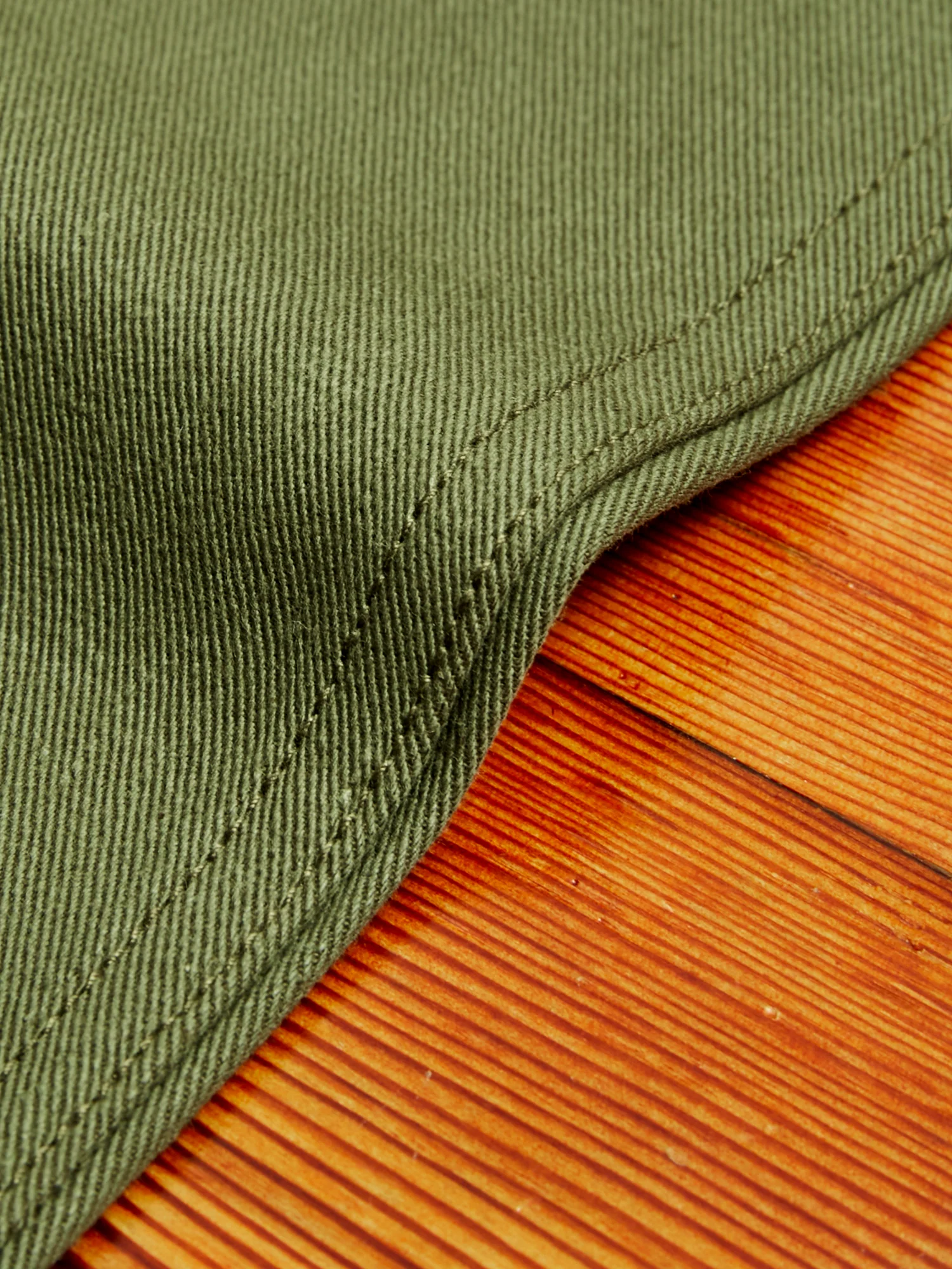 "Infantry Pant" in Green Selvedge Twill - Image 8