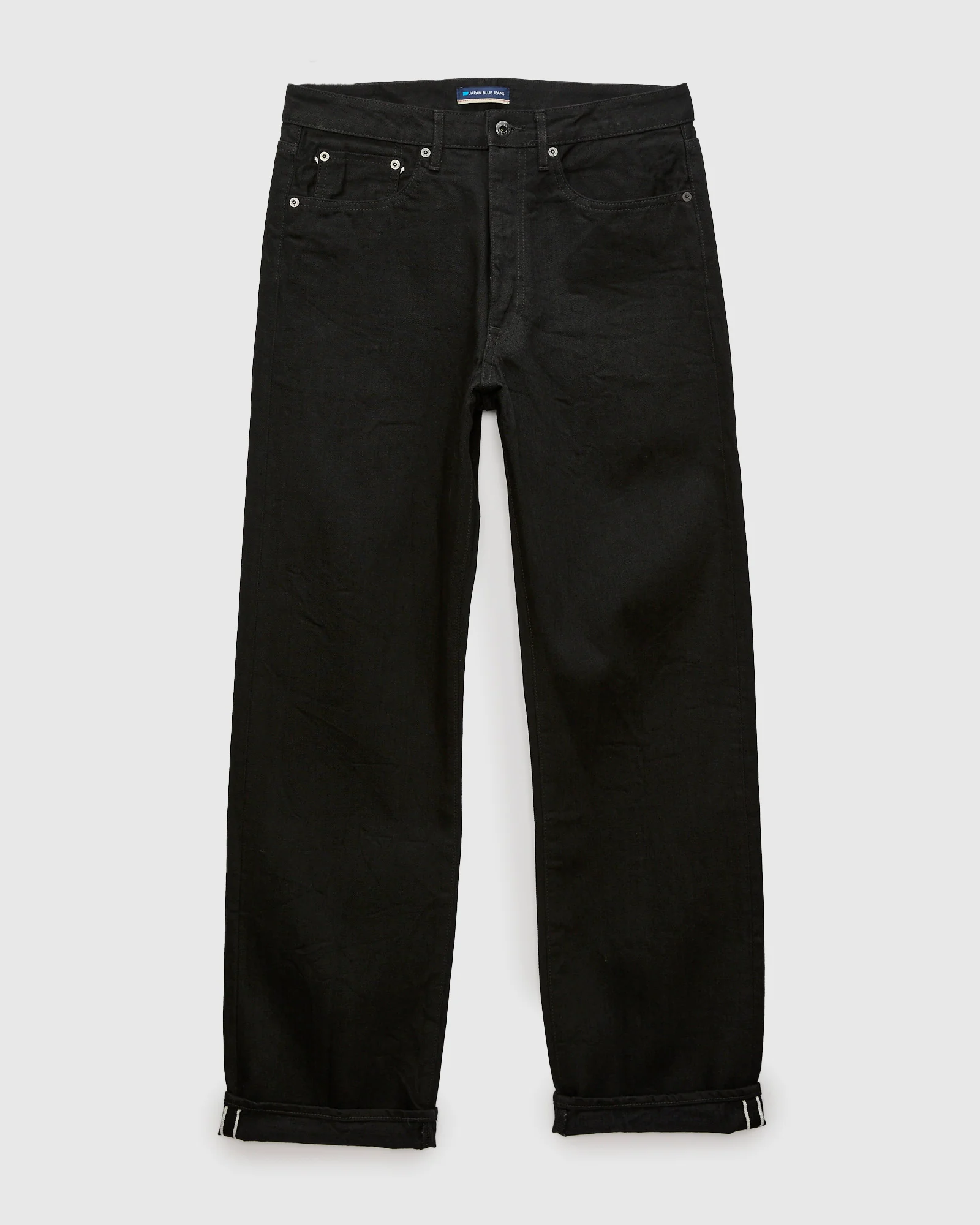 J514 14oz Black Selvedge Denim - Loose Straight Fit - Image 2