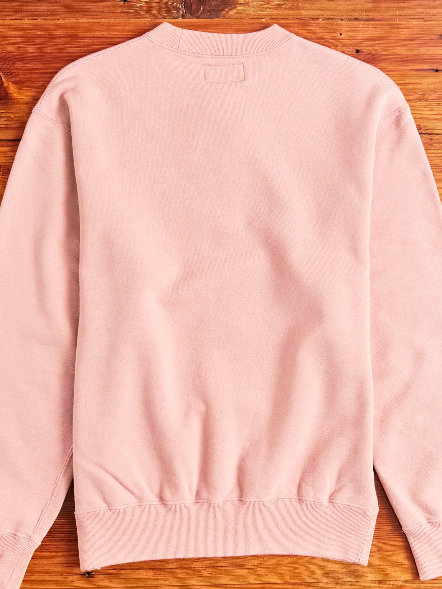 Japan-Made Fleece Crewneck in Pink - Image 6